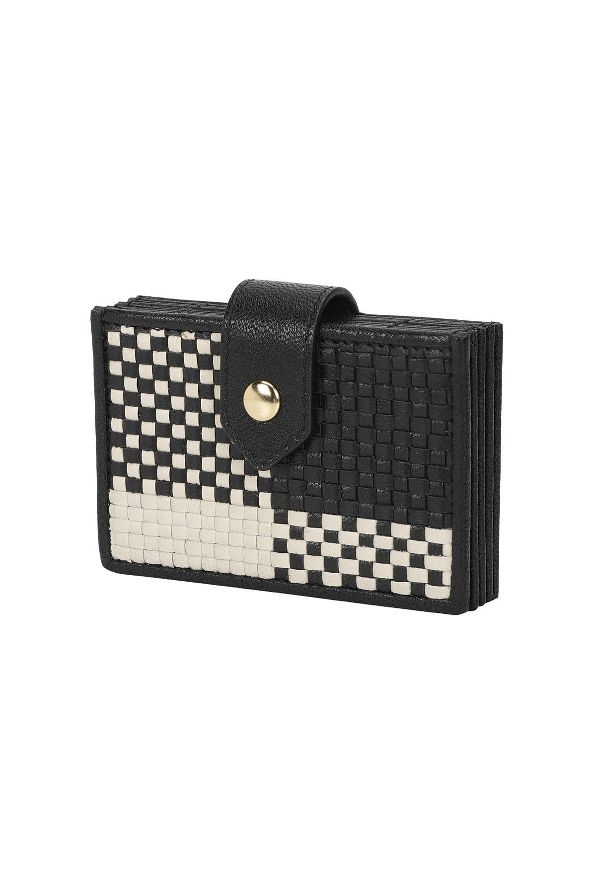 Playa Woven Leather Card Case