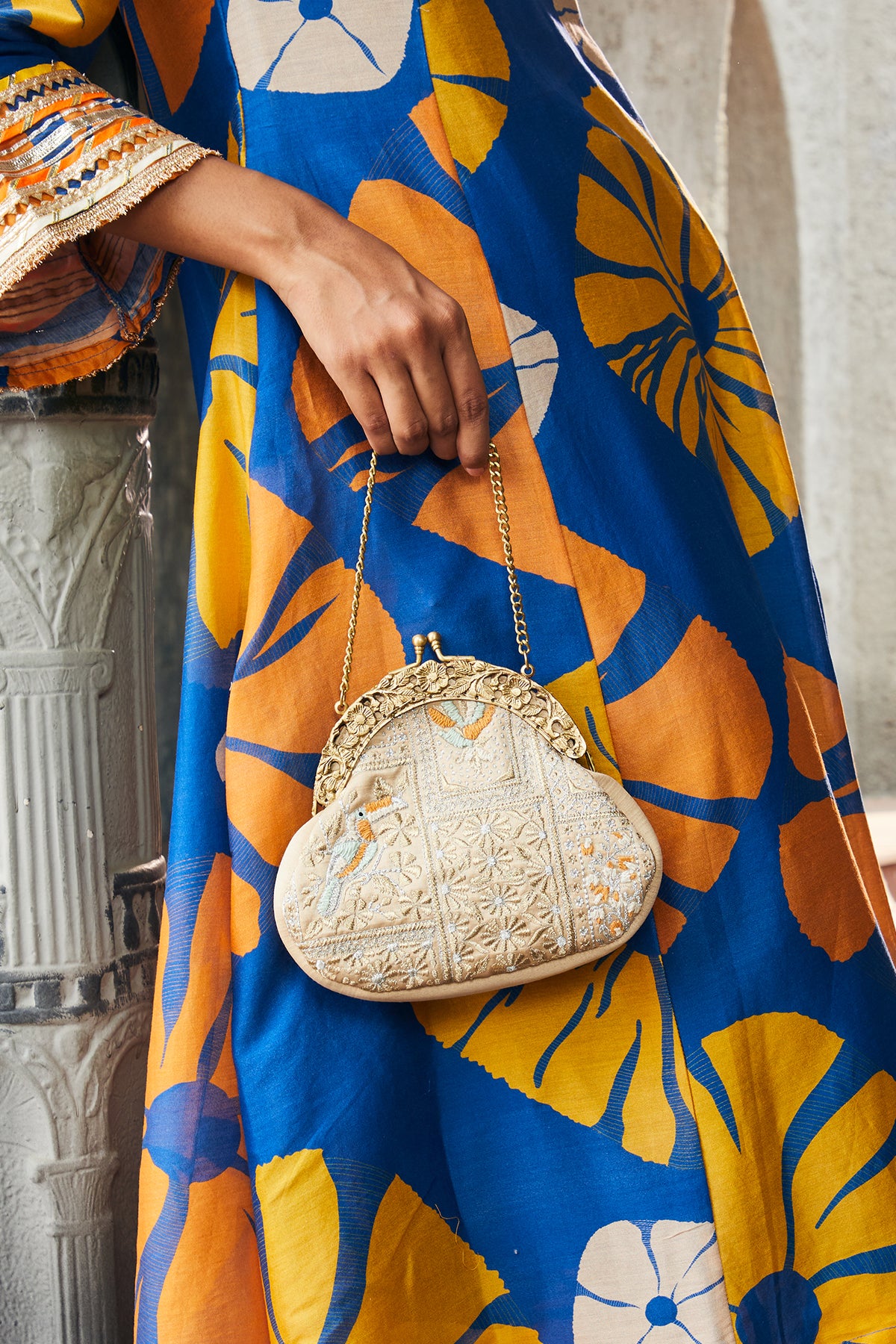 Pali Embroidered Potli Bag