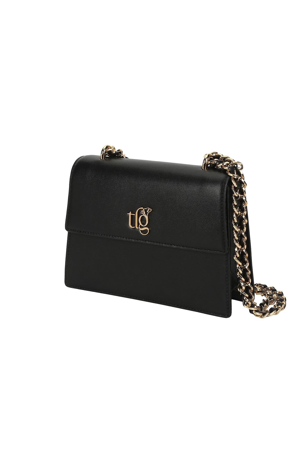 Erica Black Medium Crossbody Bag
