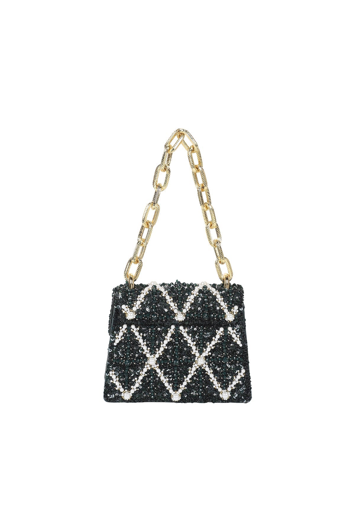 Sharnamli Erica Emerald Handheld Mini Bag