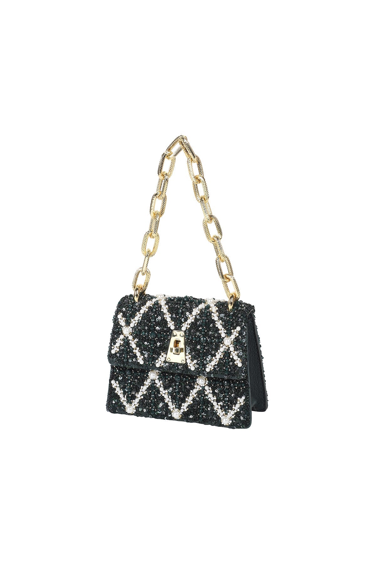 Sharnamli Erica Emerald Handheld Mini Bag