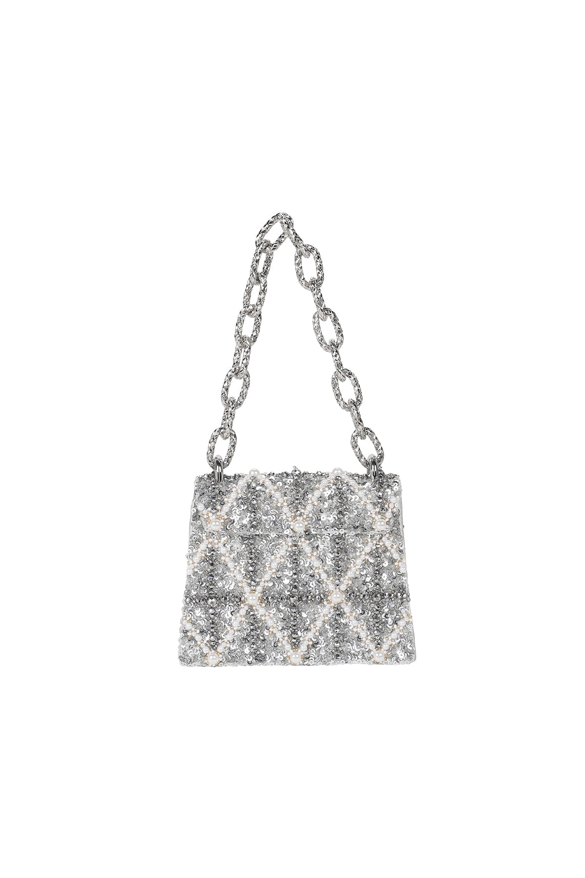 Divya Gurwara With The Erica Smokey Quartz Handheld Mini Bag