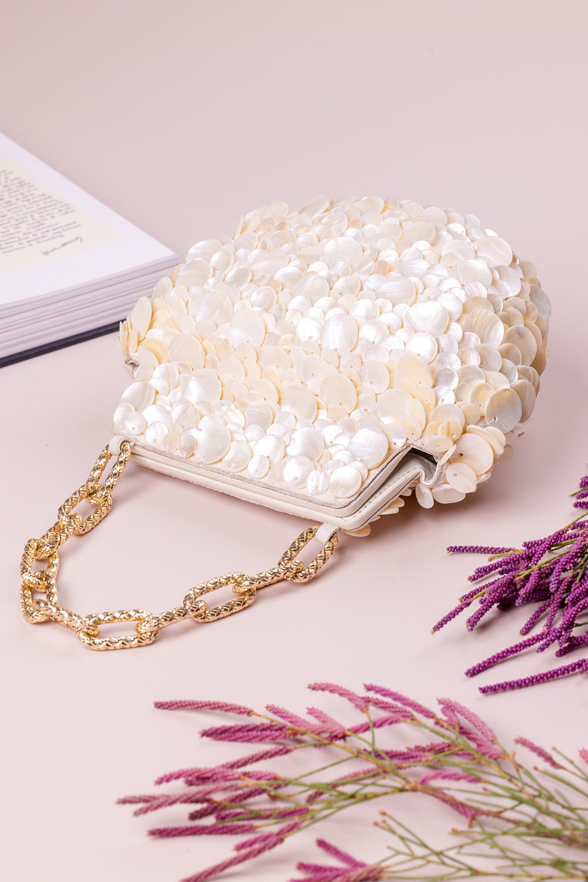 Mogra Embellished Potli Bag