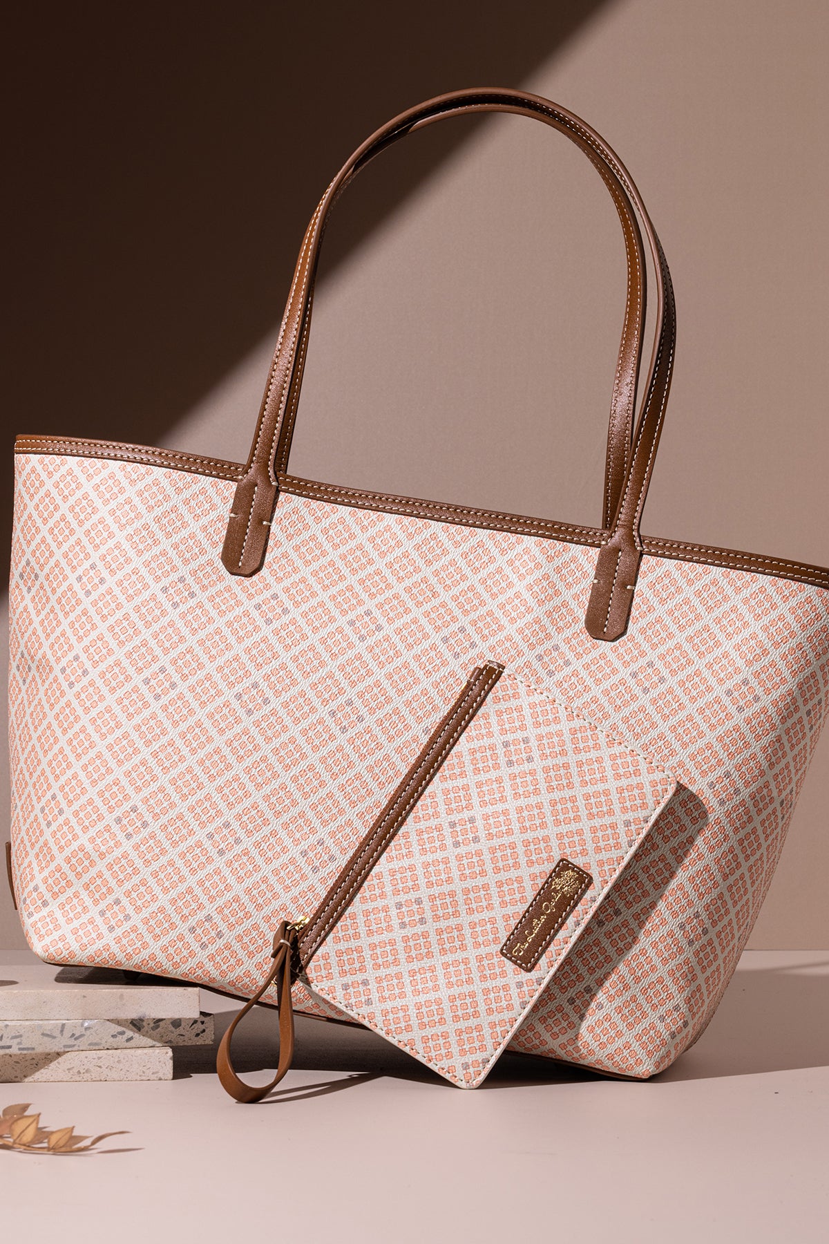 Malibu Tote Bag Salmon