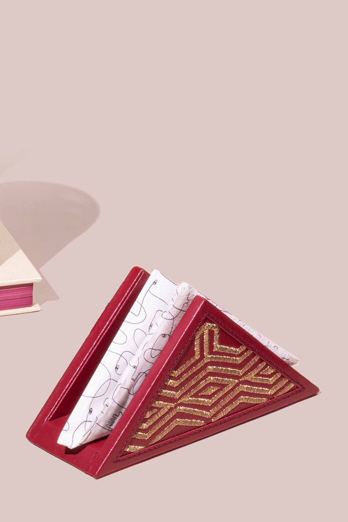Maple Napkin Holder - Ruby
