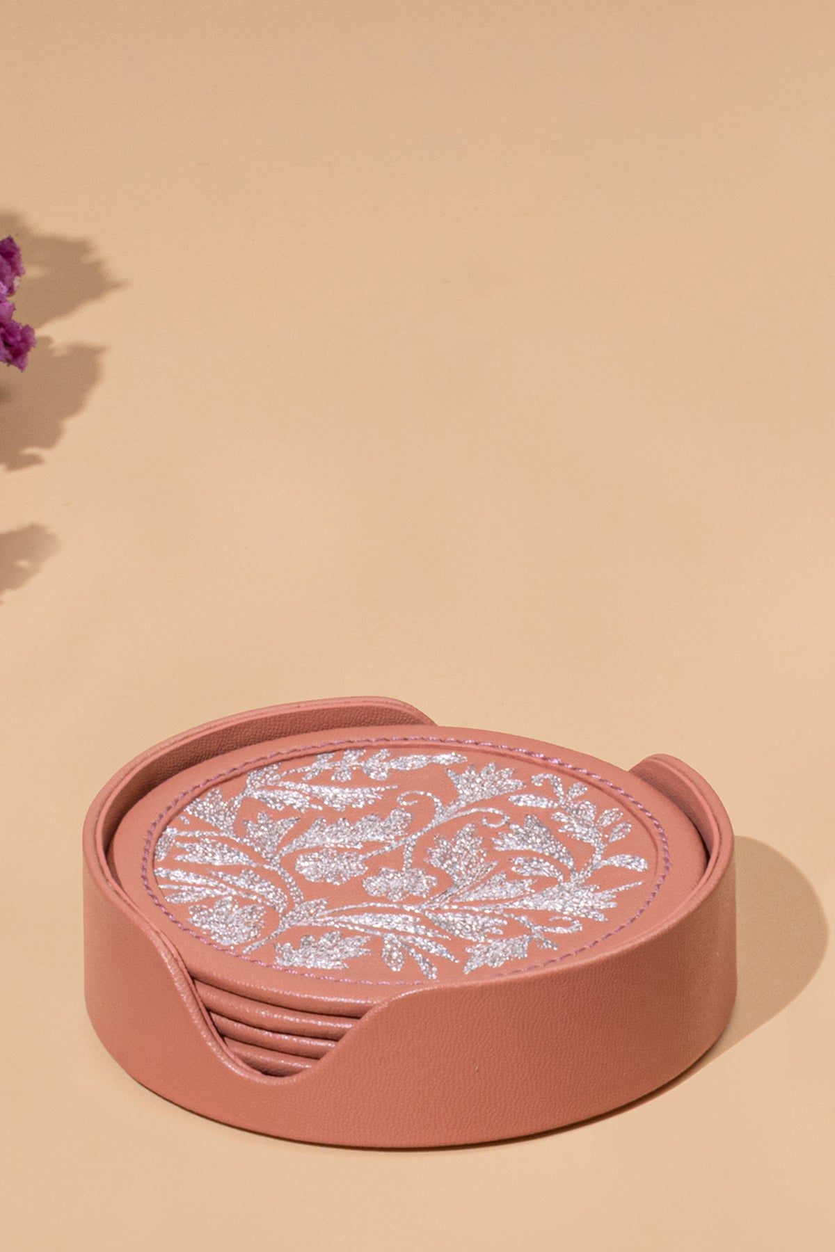 Maple Coaster Set (Set of 6) - Blush