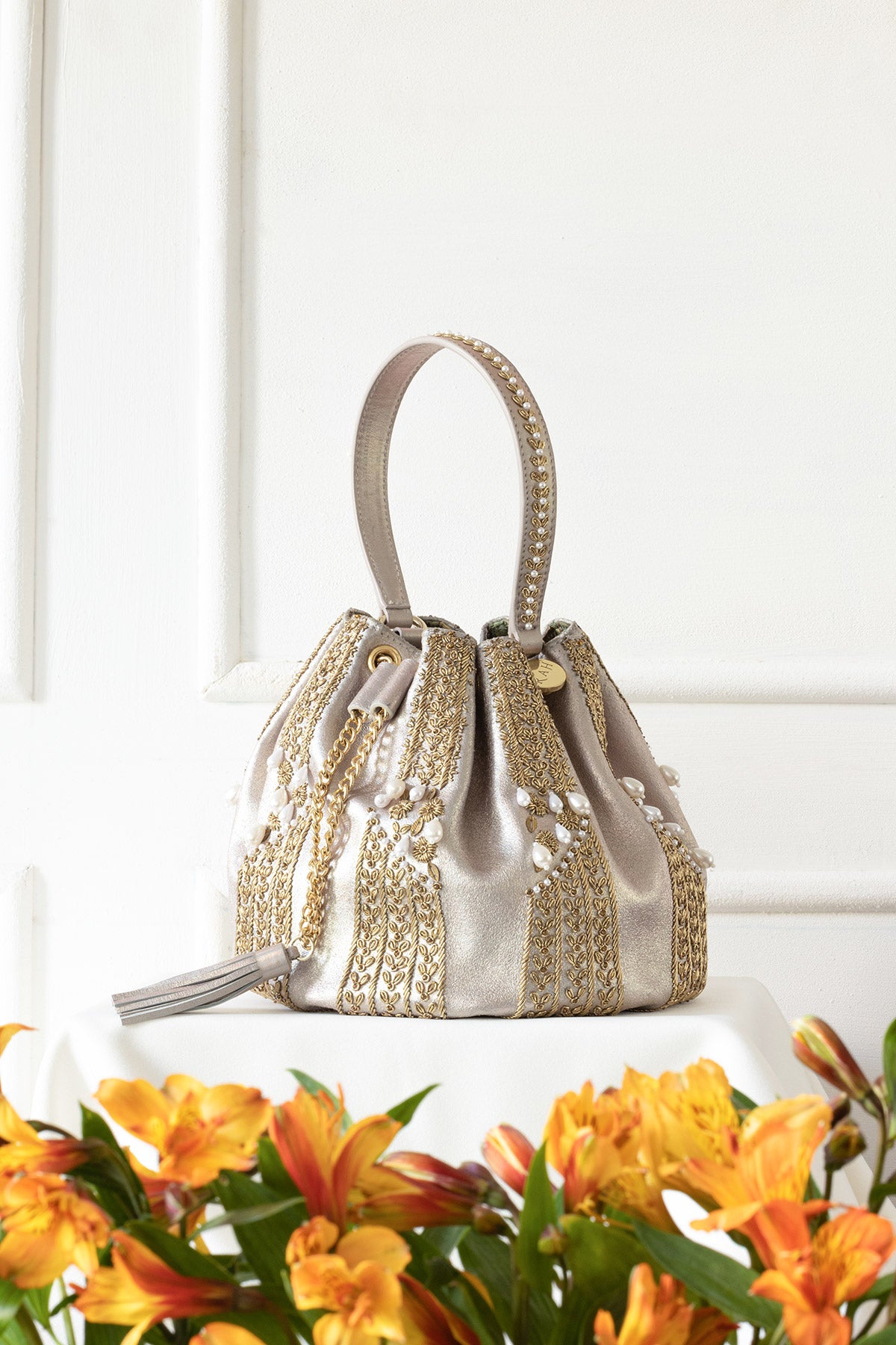 Naaz Embroidered Potli Bag