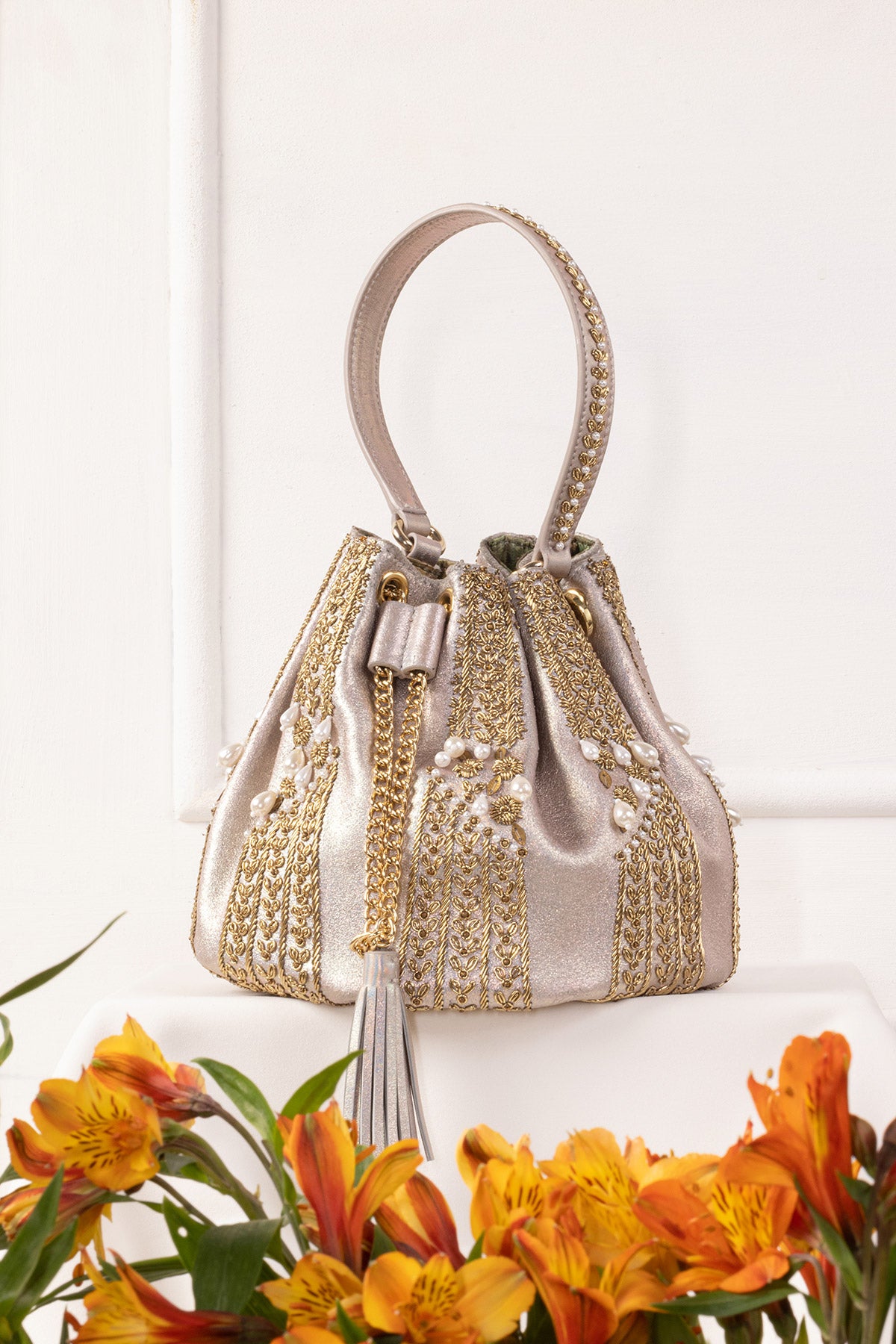 Naaz Embroidered Potli Bag