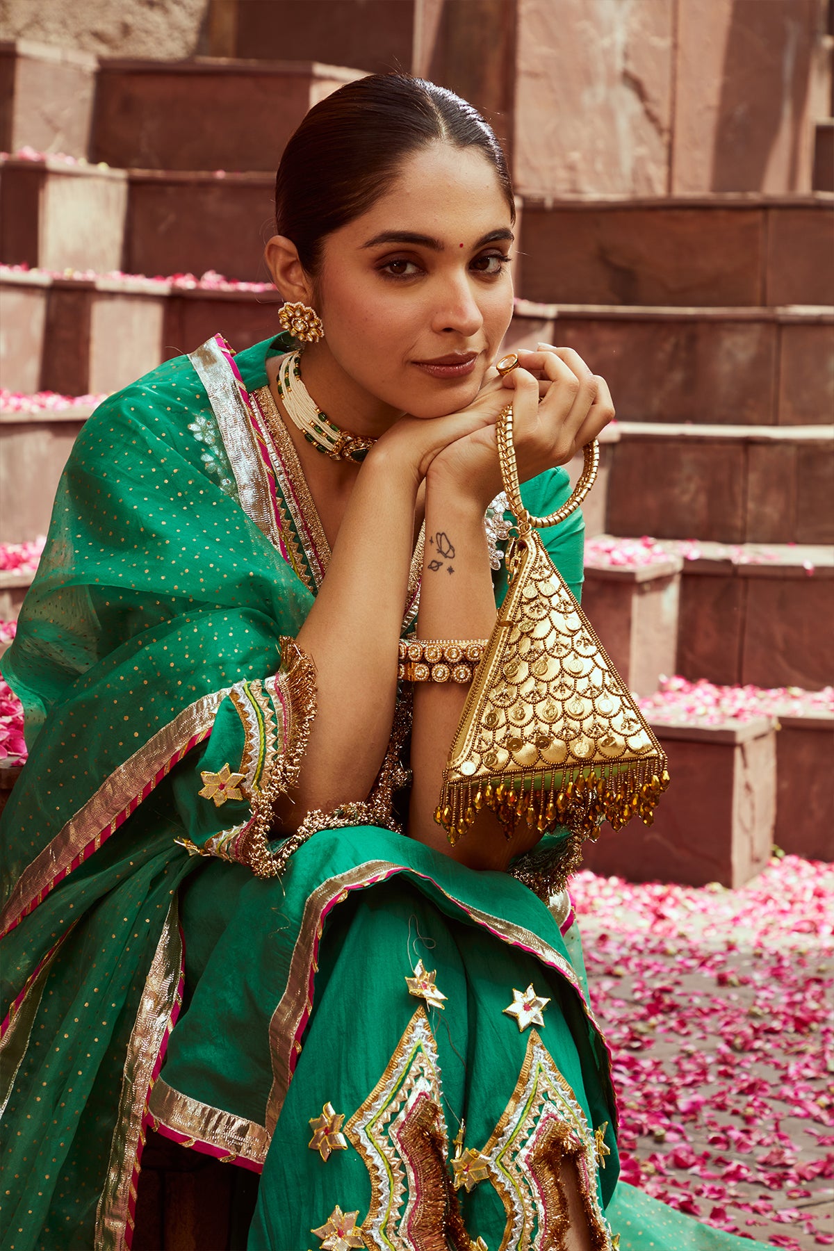 Zahra Embroidered Potli Bag