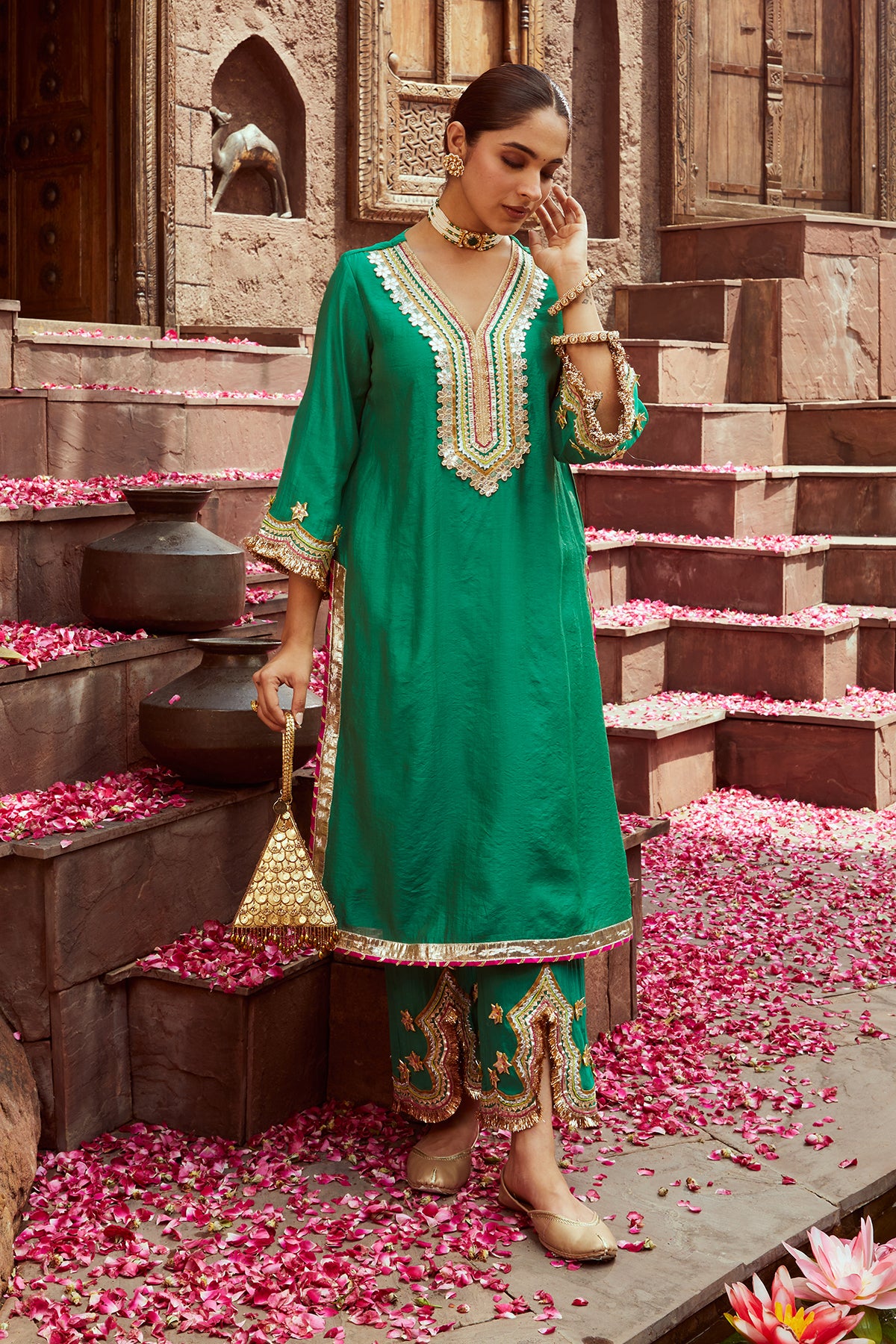 Zahra Embroidered Potli Bag
