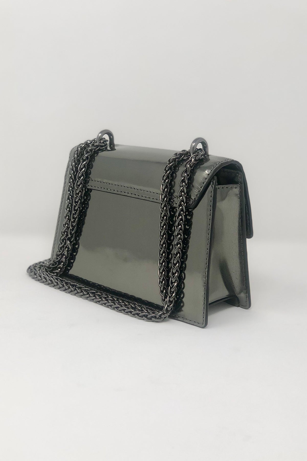 Primrose-Smoky Quartz Leather Shoulder Bag