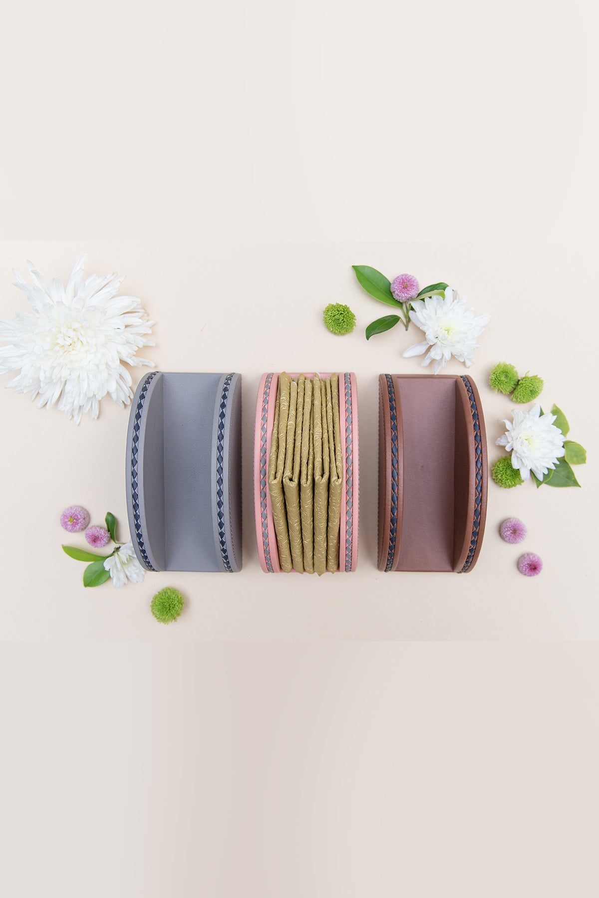 Cedar Coasters - Blush