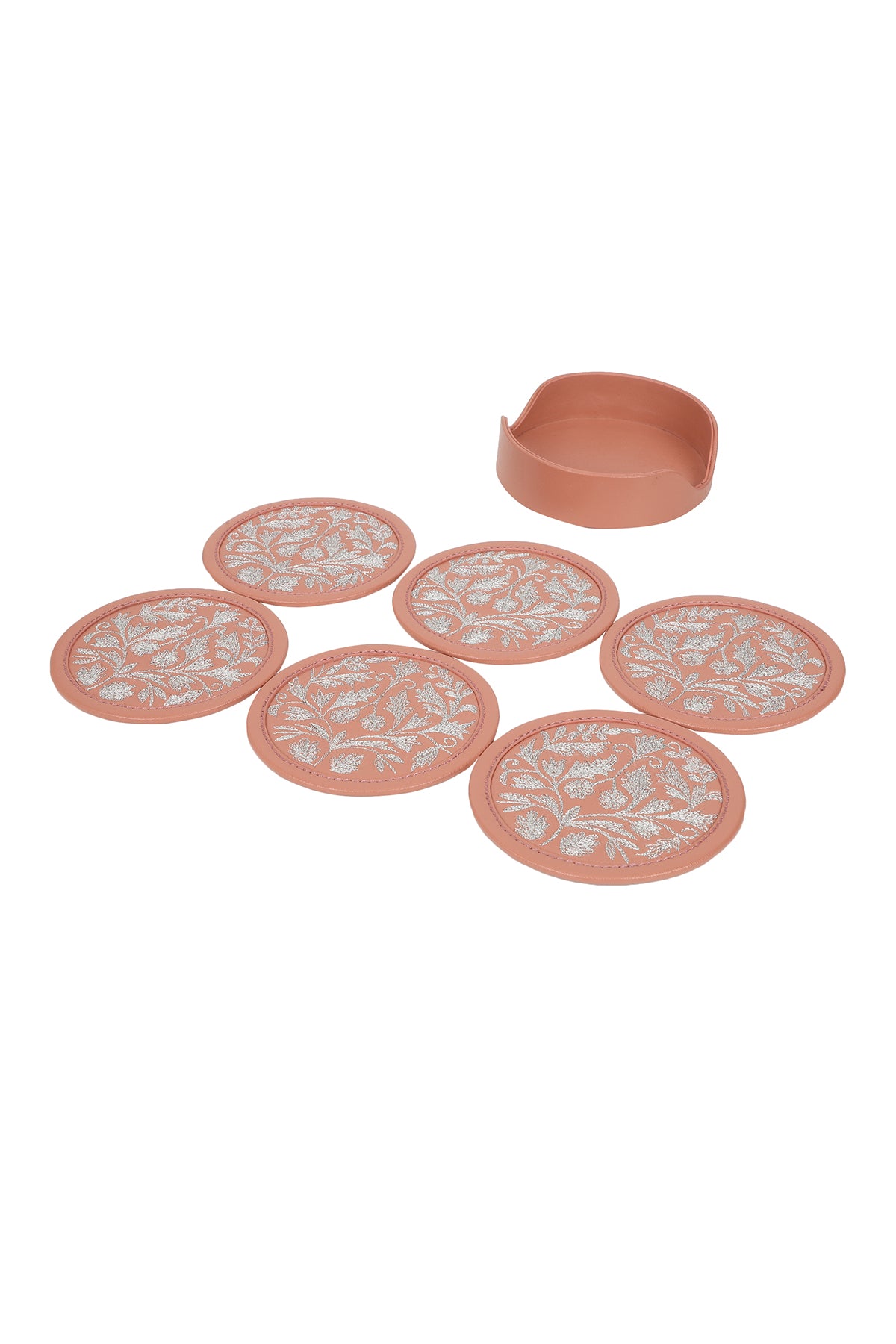 Maple Coaster Set (Set of 6) - Blush