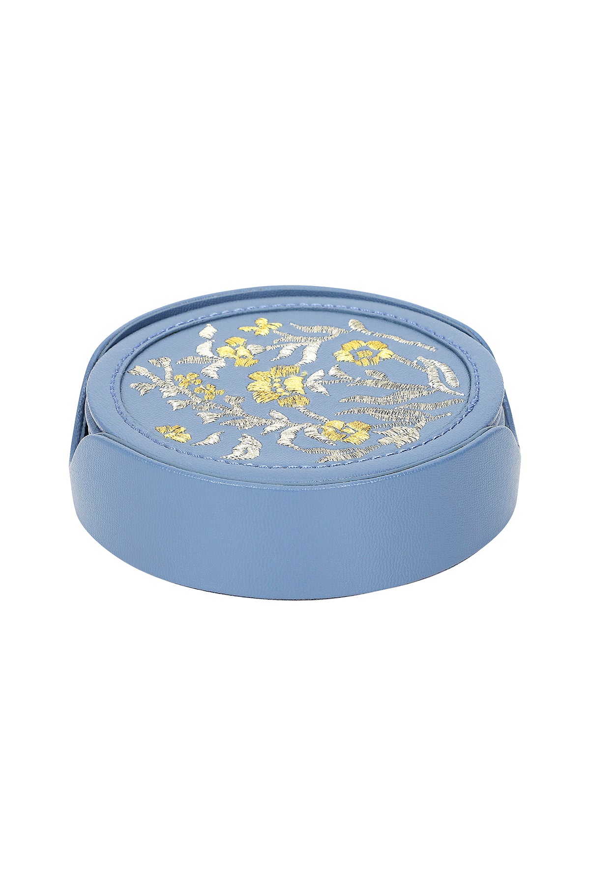 Maple Coaster Set (Set of 6) - Powder Blue