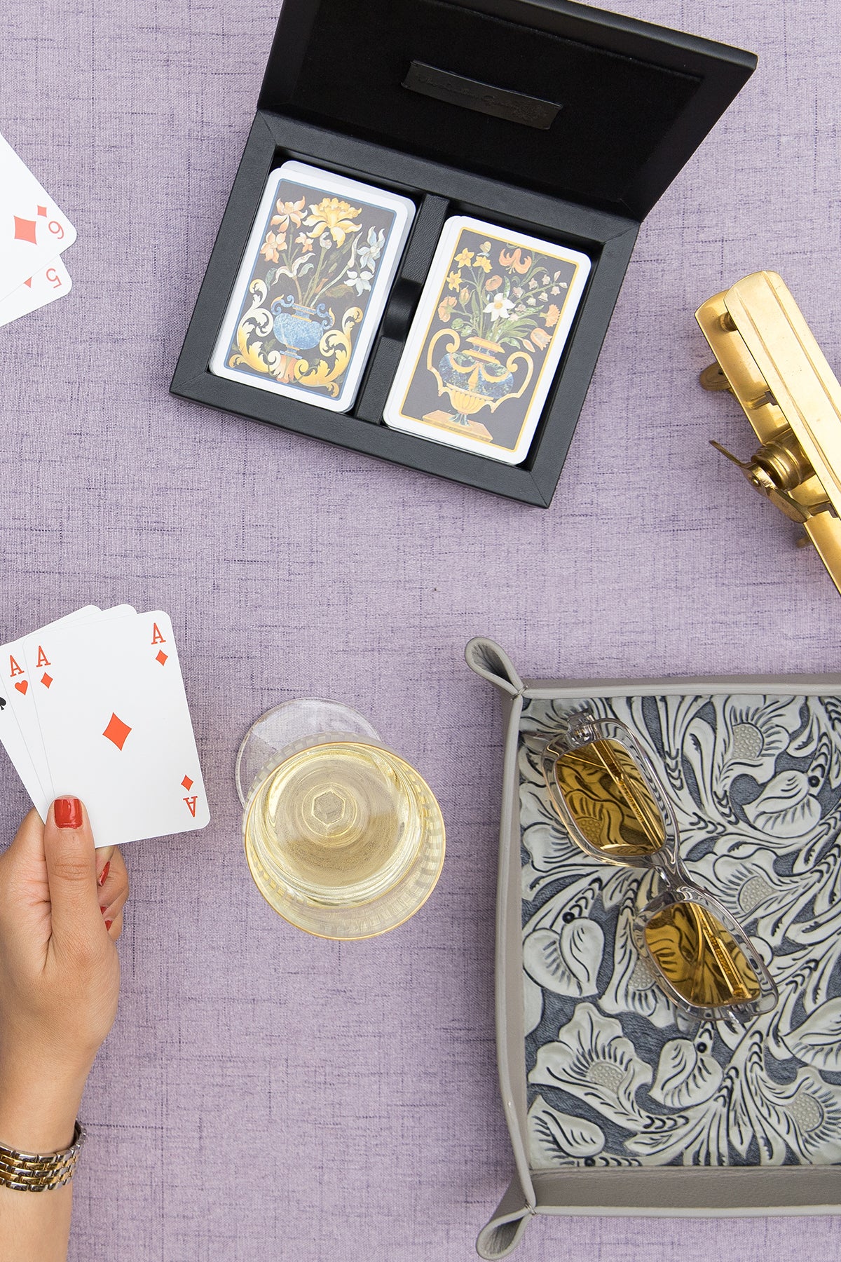 Banyan Playing Card Box - Whiskey