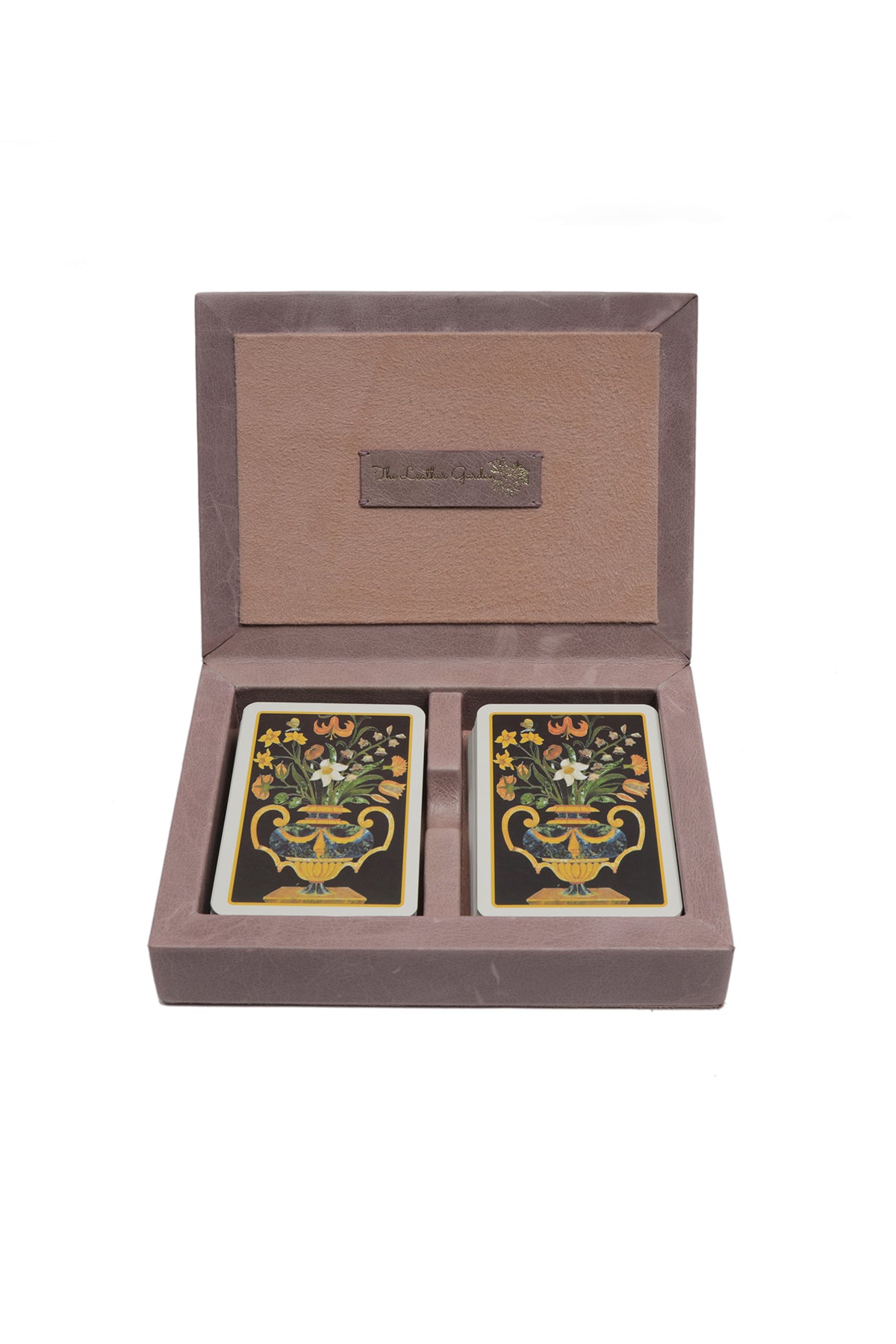 Gulmohar Playing Cards Box - Lilac