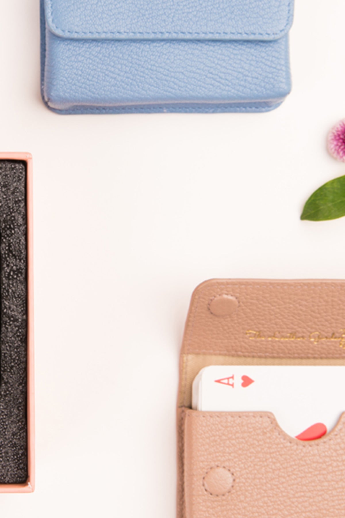 Gulmohar Playing Cards Sleeve - Powder Blue