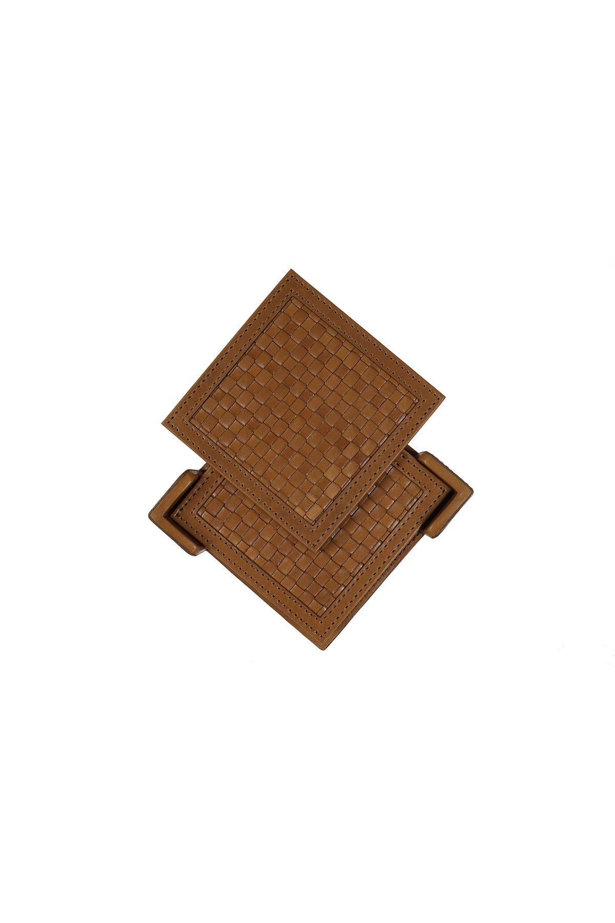 Oak Coaster Set (Set of 6) - Mud