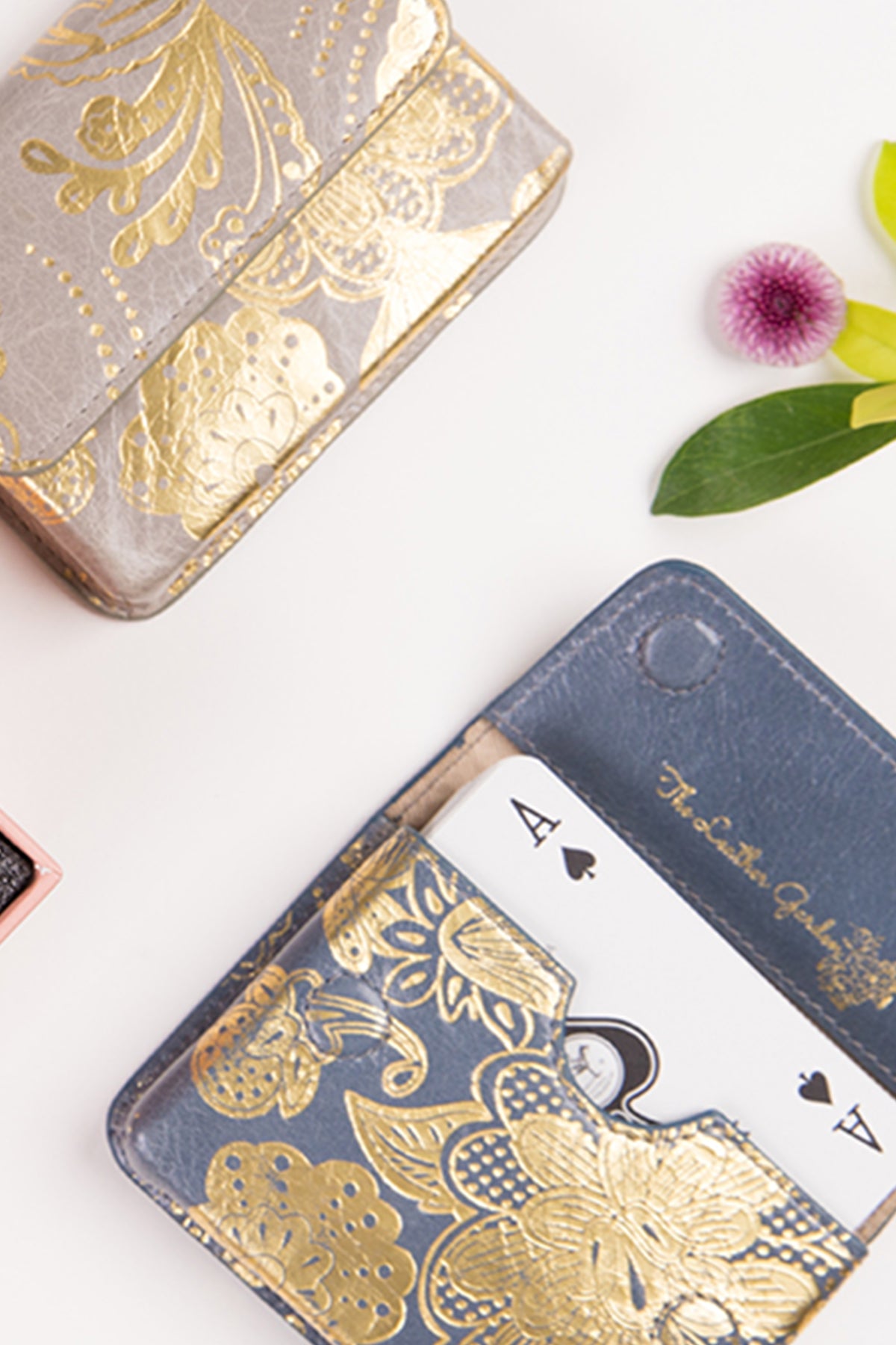 Gulmohar Playing Cards Sleeve - Blue