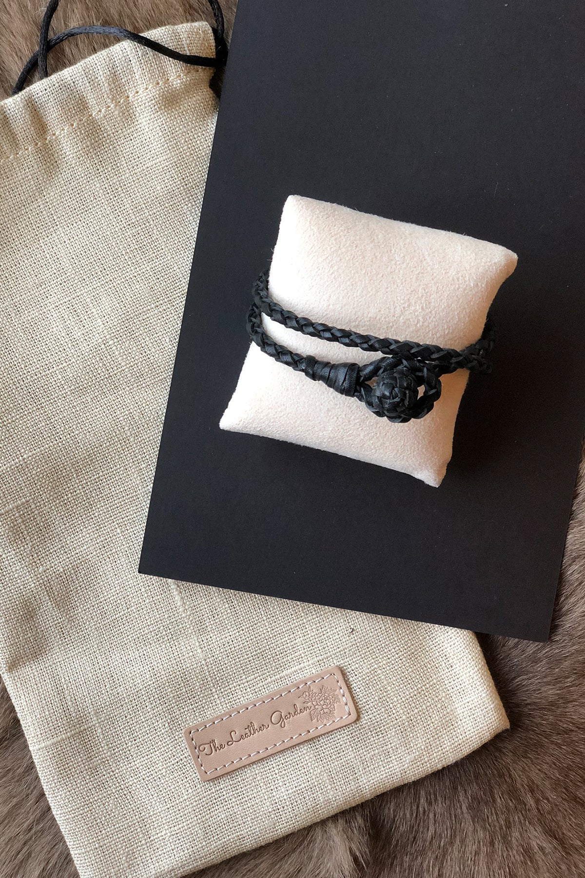 Woven Bracelet with knot detail