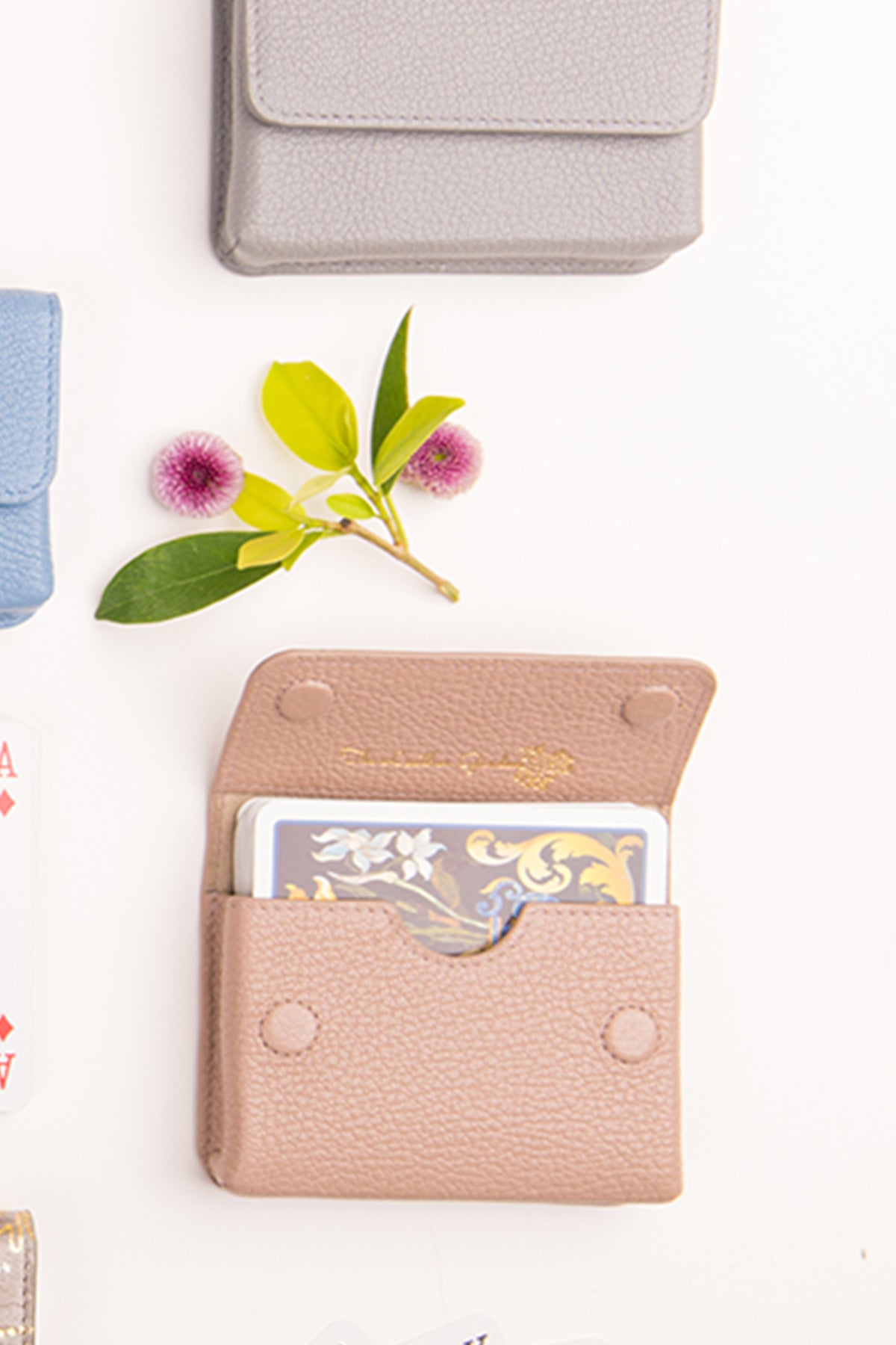 Gulmohar Playing Cards Sleeve - Lilac