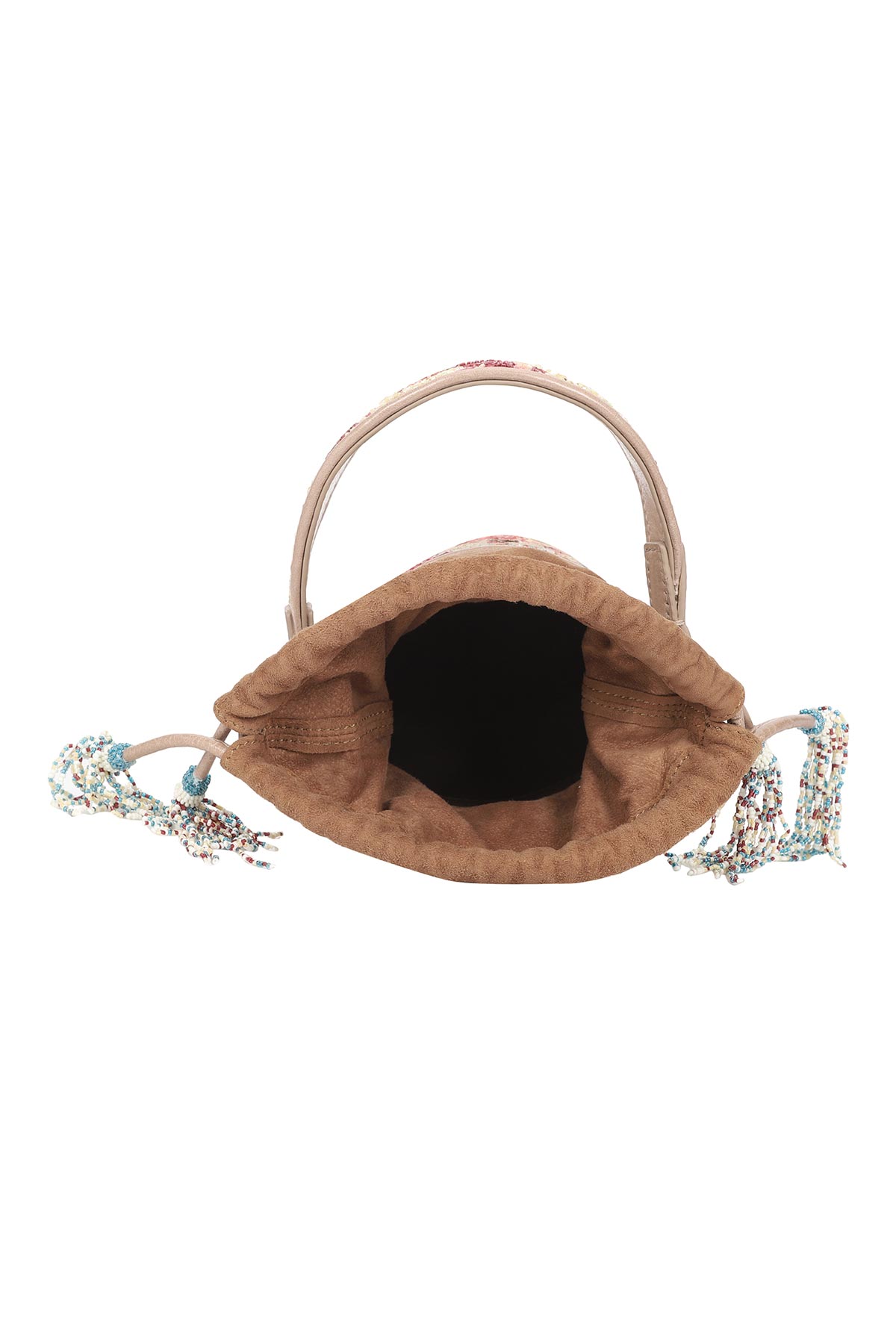 Statice Embroidered Bucket Bag