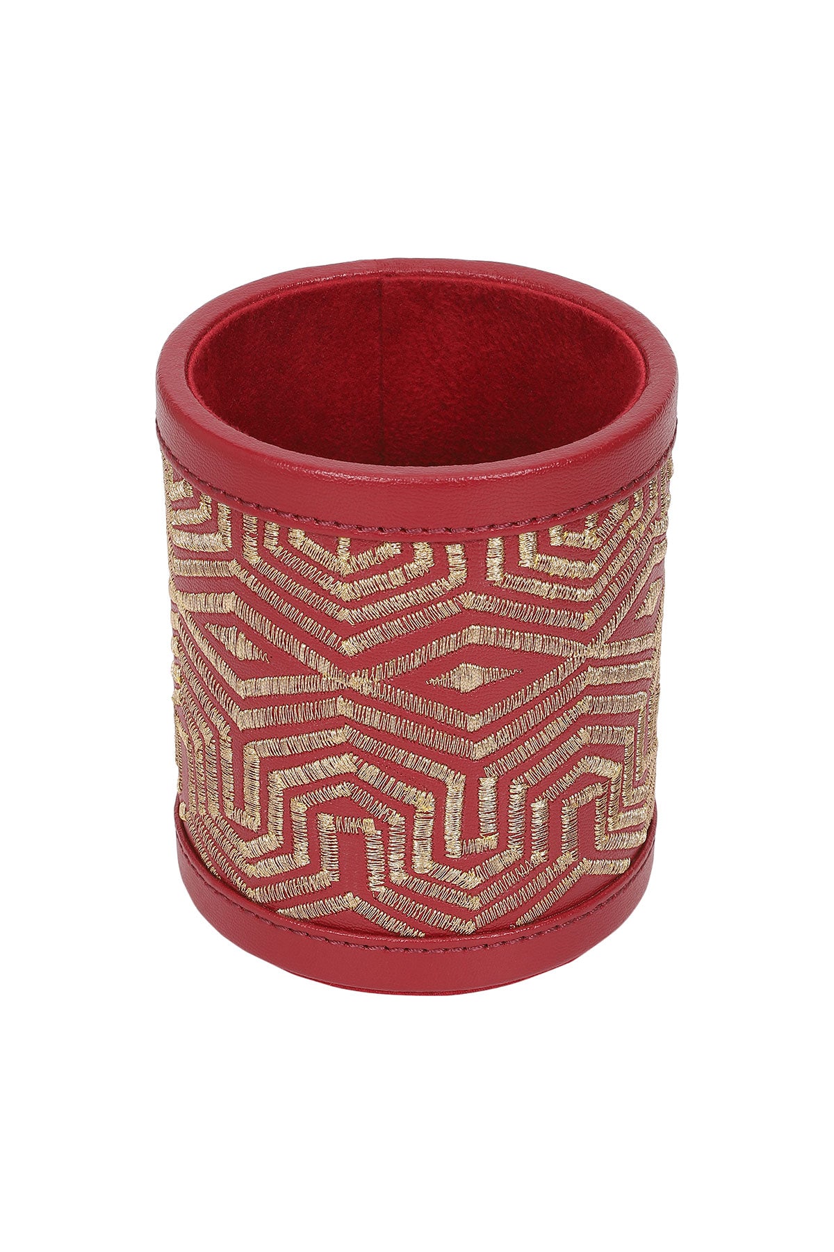 Maple Pen Holder - Ruby