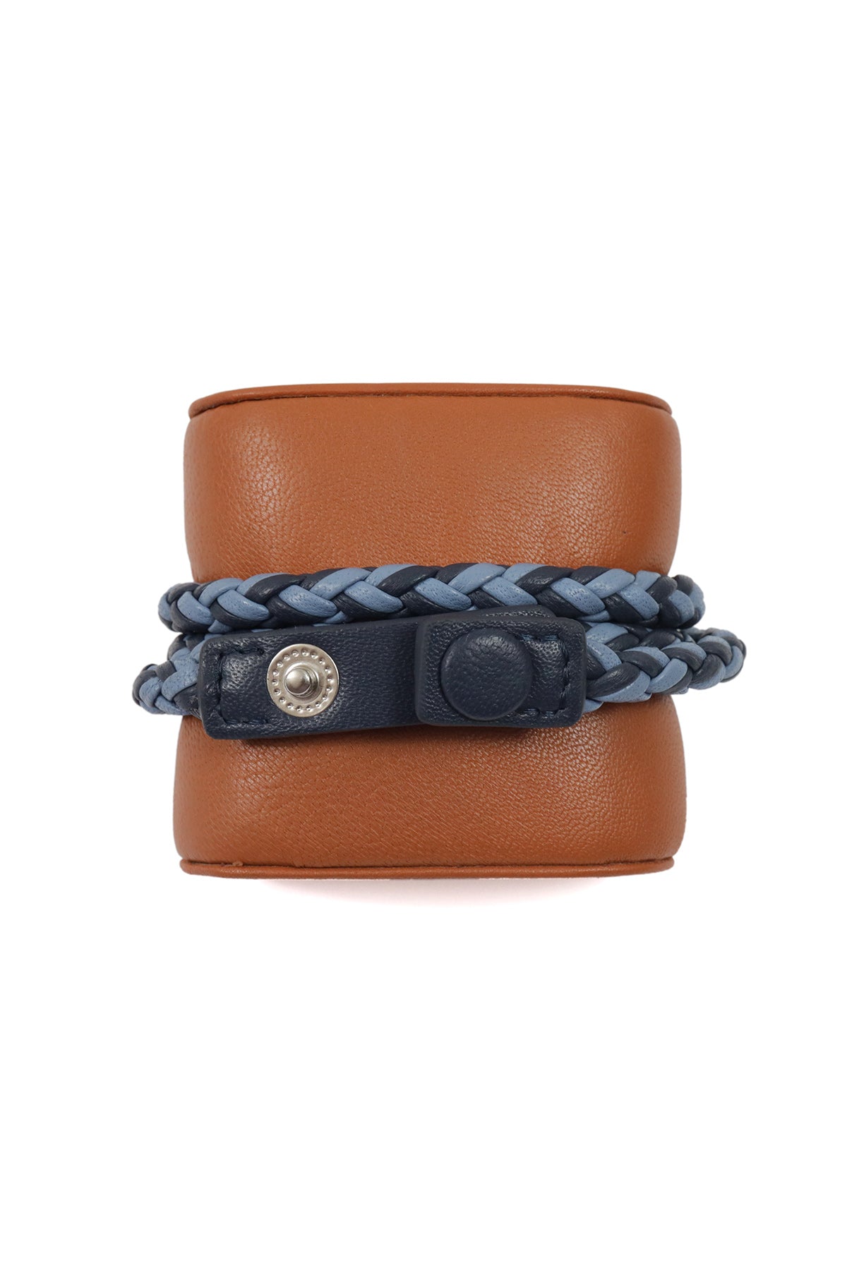Shades of Blue Braided Bracelet