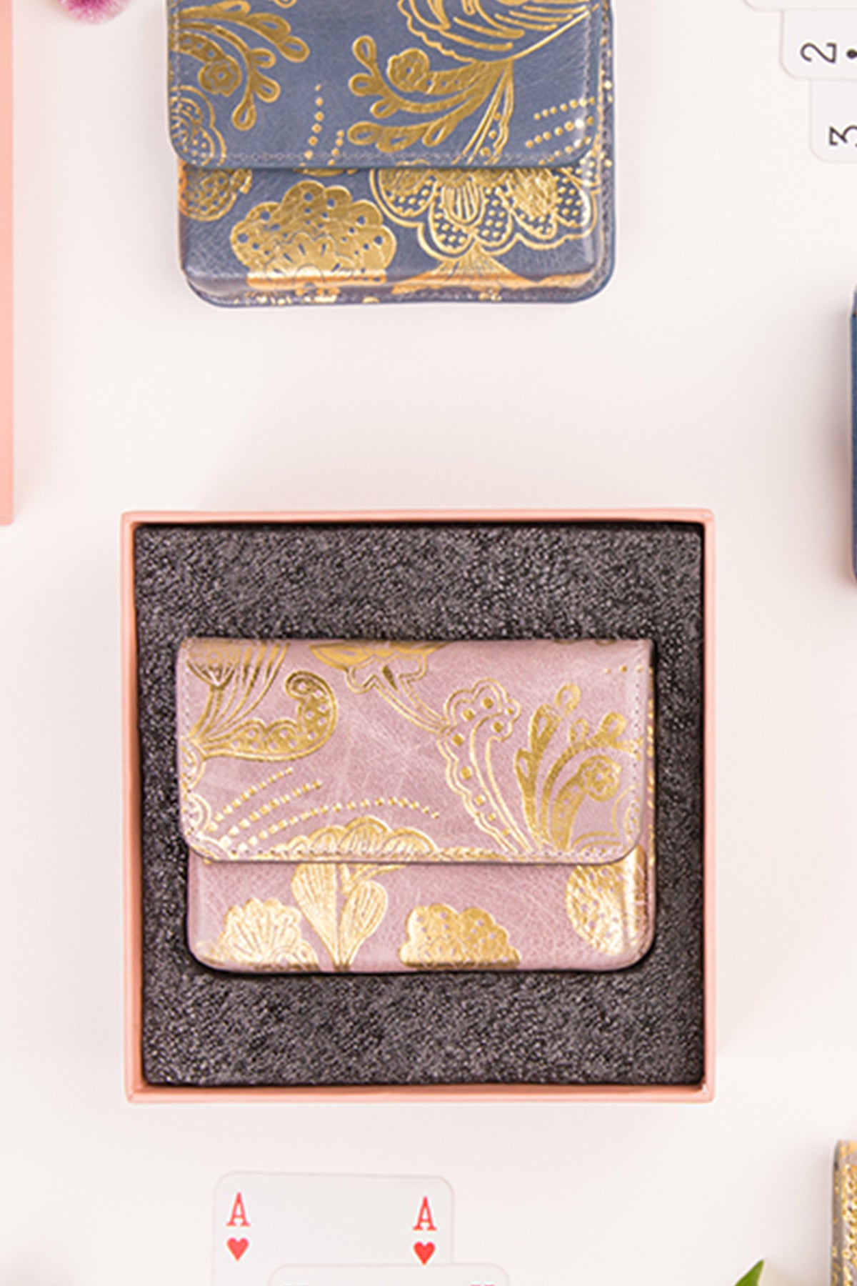 Gulmohar Playing Cards Sleeve - Blush