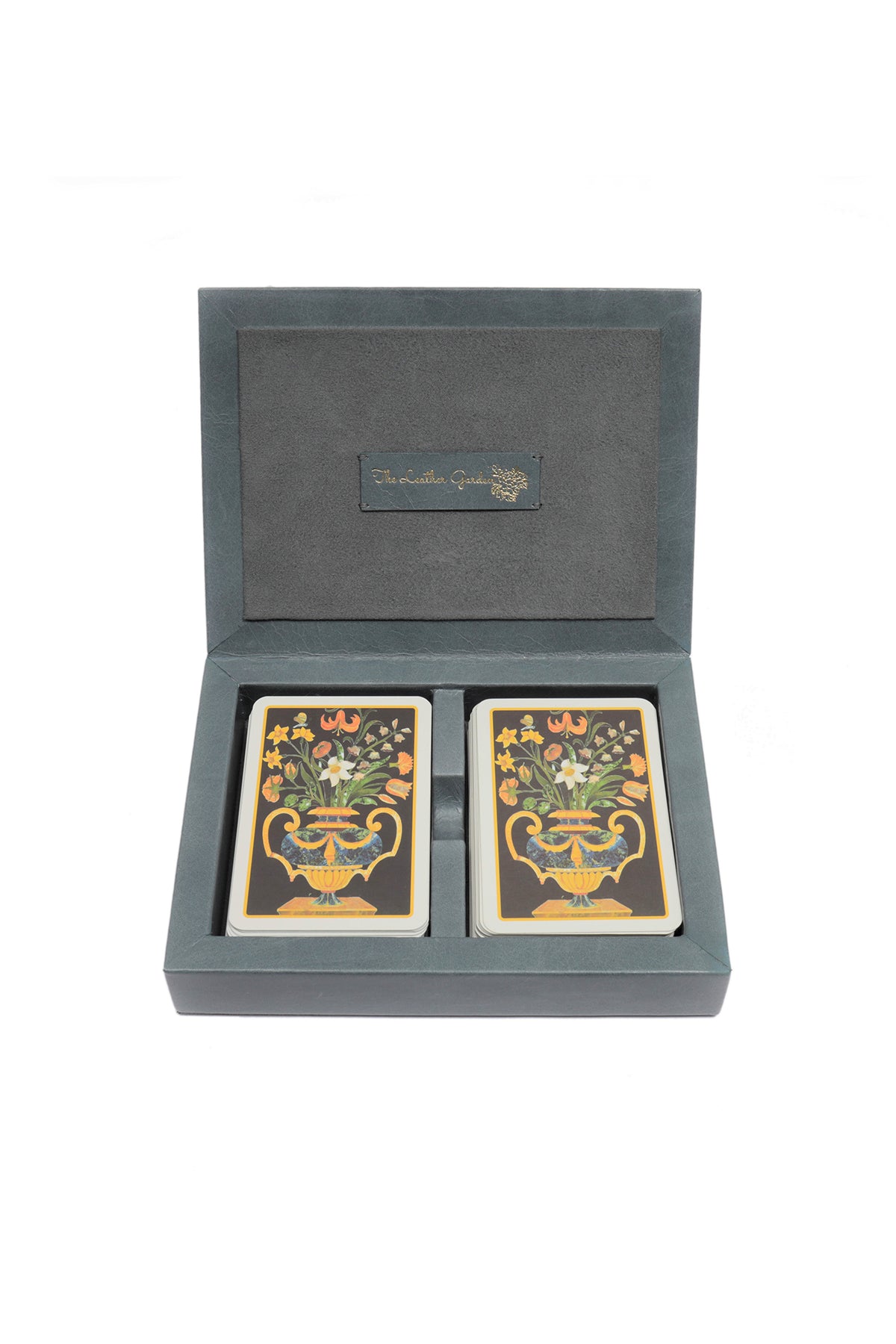 Gulmohar Playing Cards Box - Blue