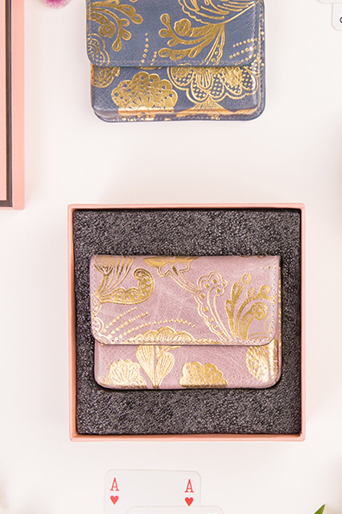 Gulmohar Playing Cards Sleeve - Grey