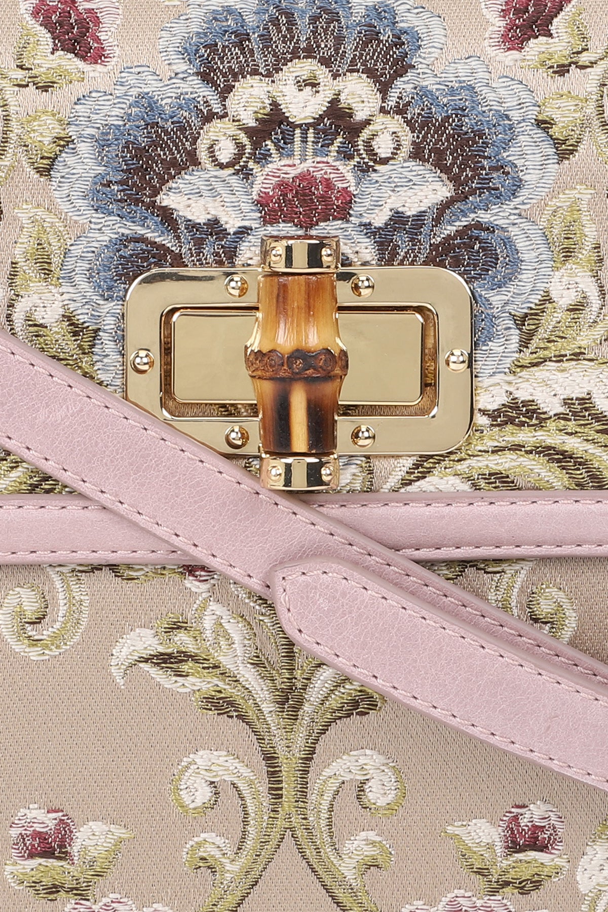 Tulip Lilac Leather Shoulder Bag