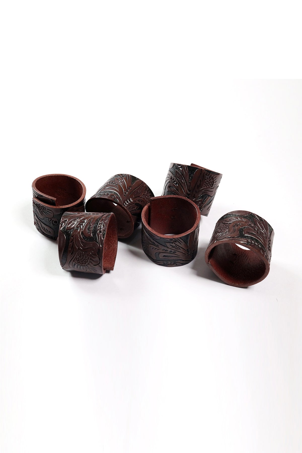 Banyan Napkin Rings - Sangria