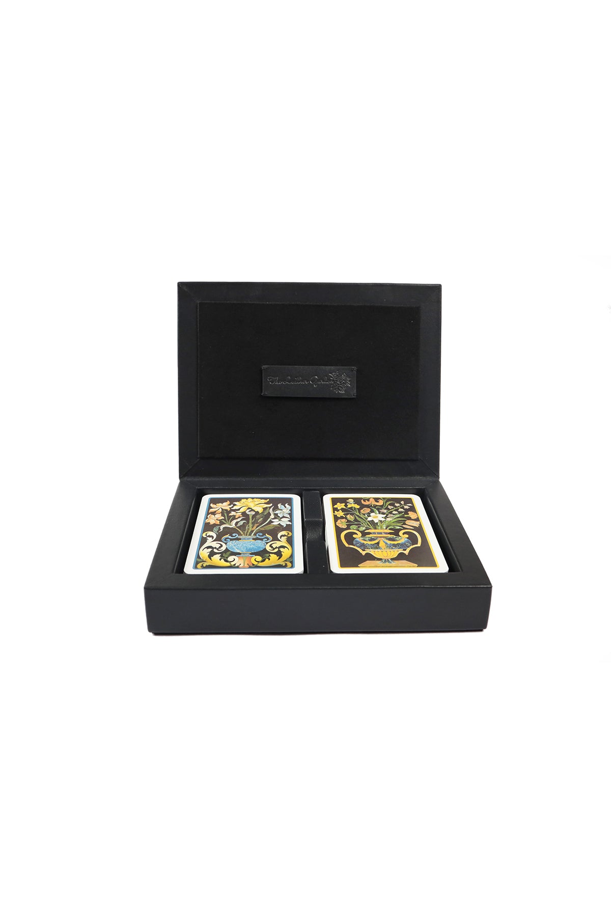 Oak Playing Cards Box - Smoke