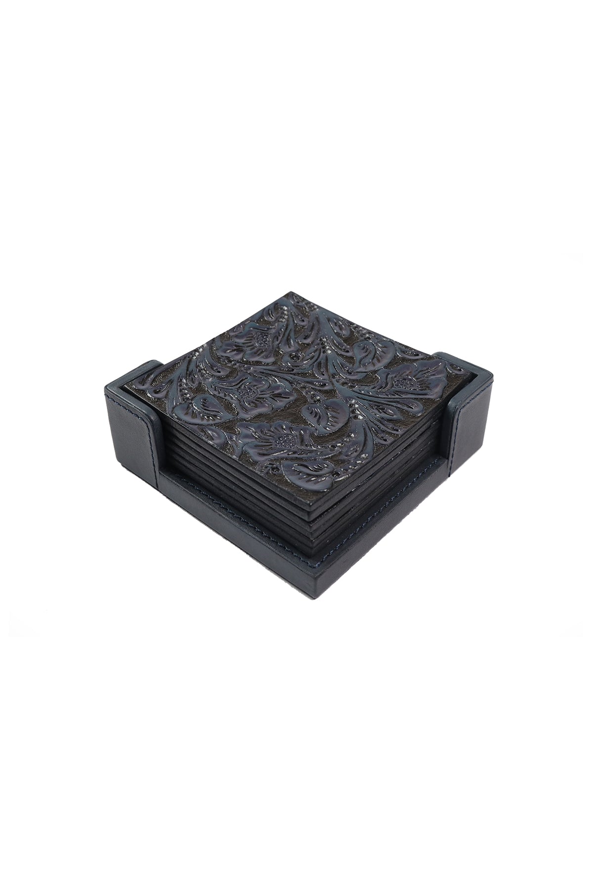 Banyan Coaster Set - Indigo