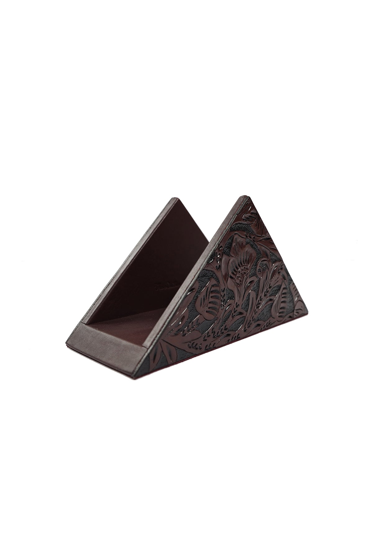 Banyan Triangular Napkin Holder - sangria