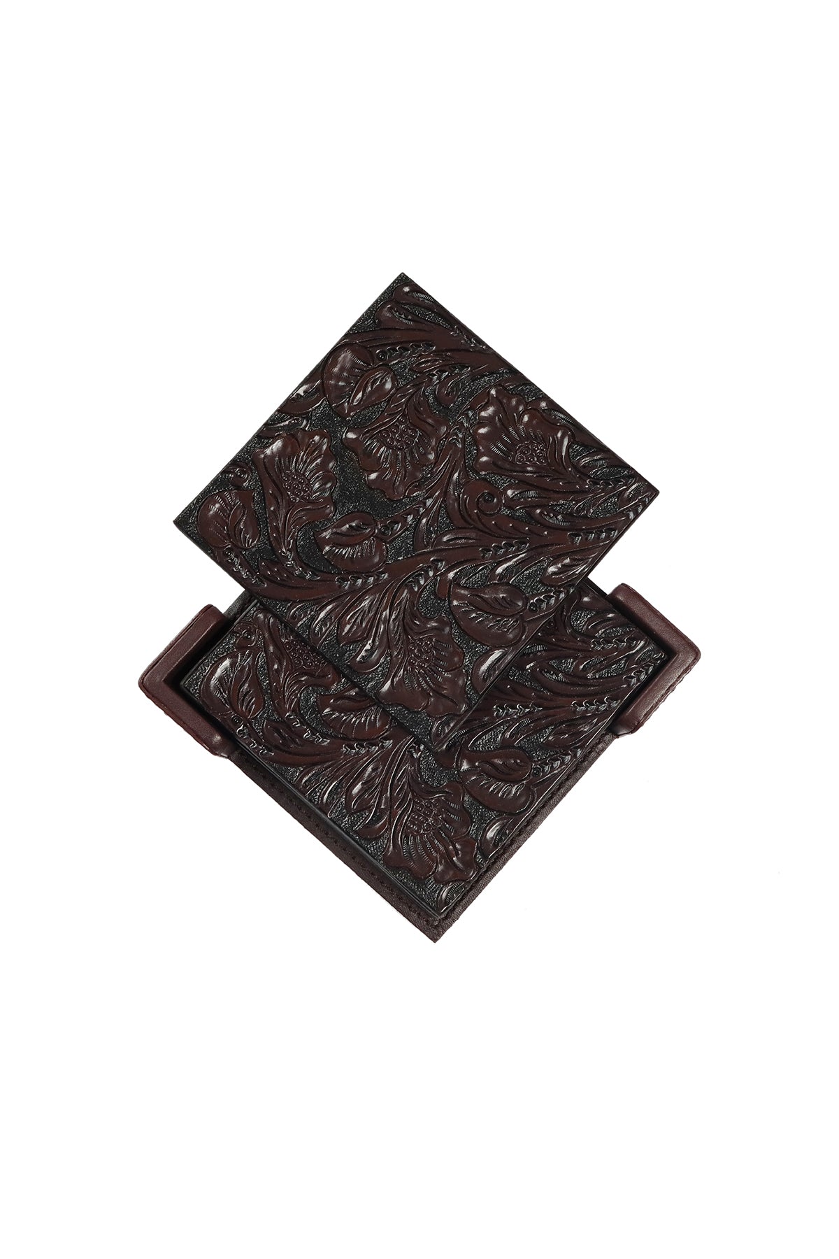Banyan Coaster Set - sangria