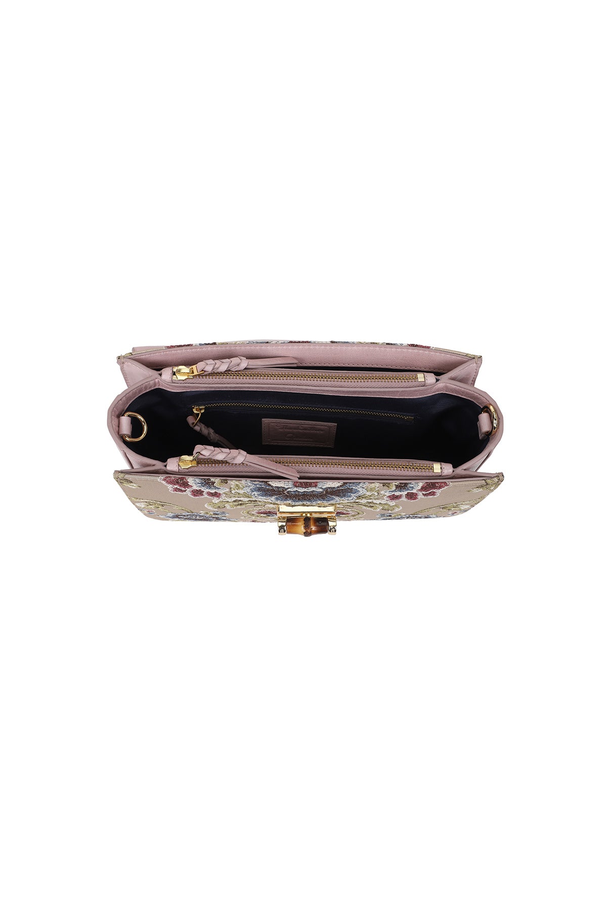 Tulip Lilac Leather Shoulder Bag