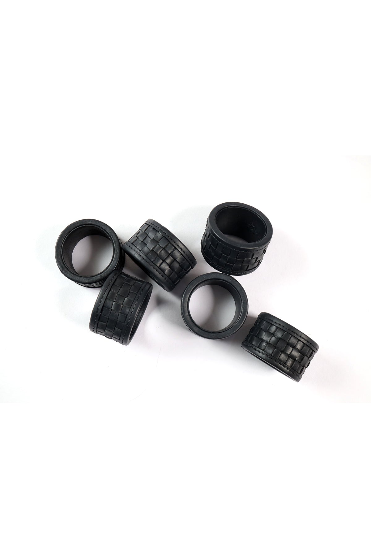 Oak Napkin Rings - Smoke