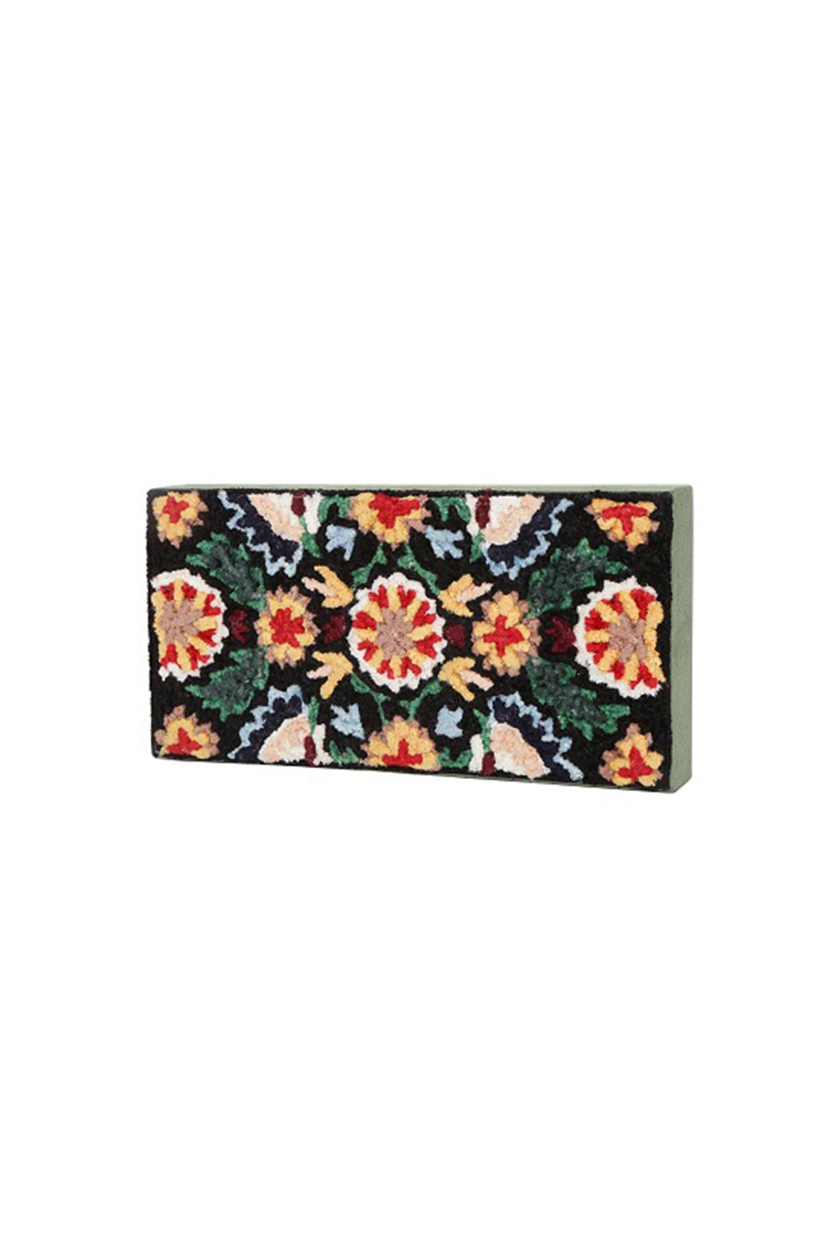 Velvet embroidery money box