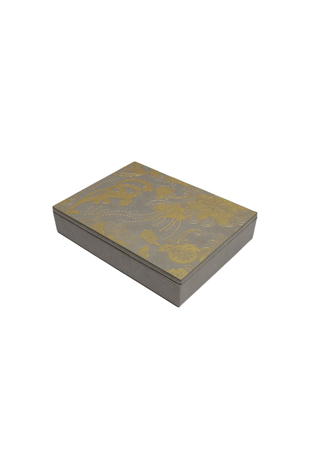 Gulmohar Playing Cards Box - Grey