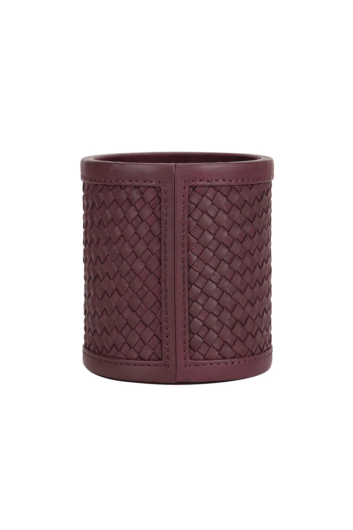 Oak Pen Holder - Sangria