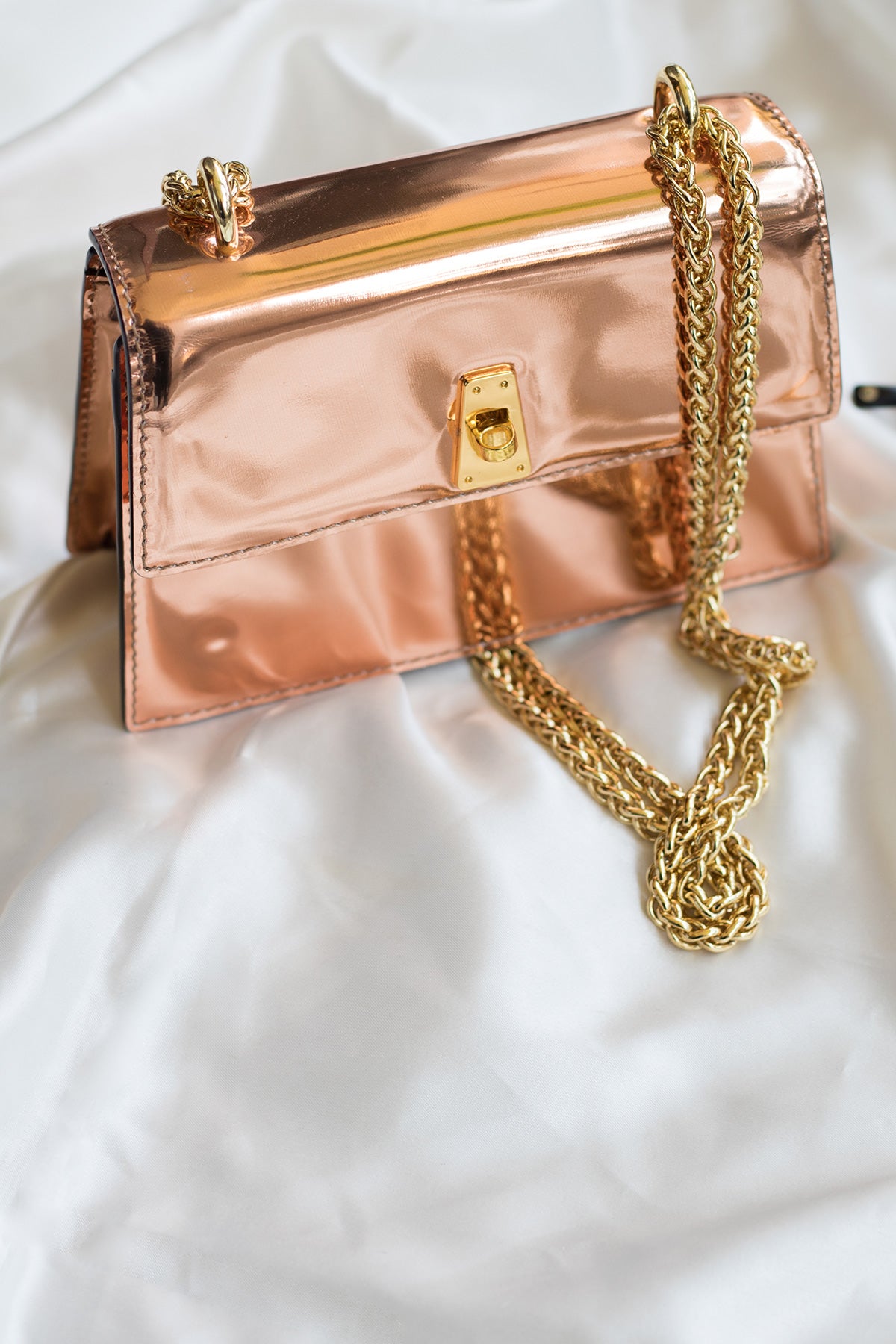 Primrose-Rose Quartz Leather Shoulder Bag