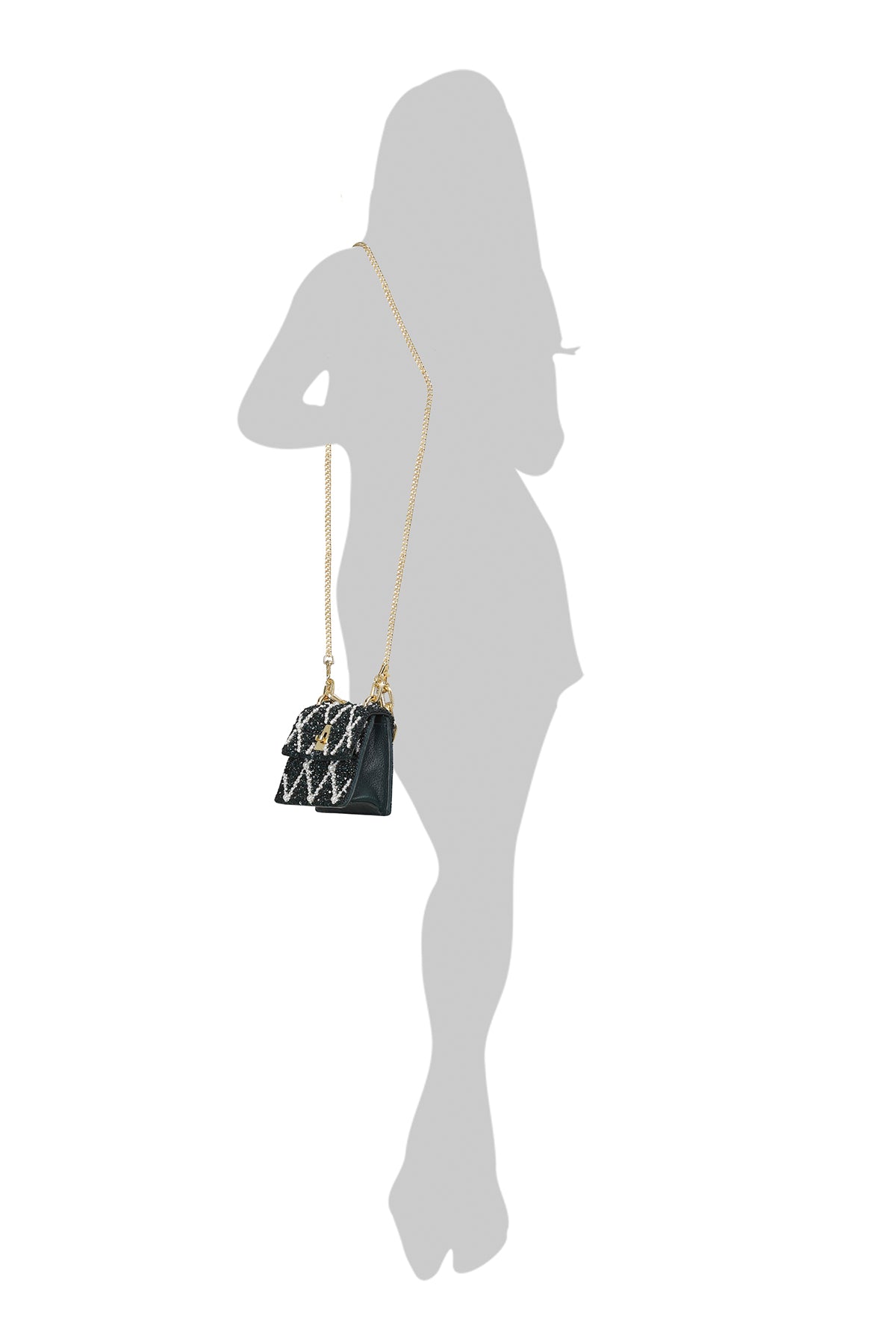 Sharnamli Erica Emerald Handheld Mini Bag