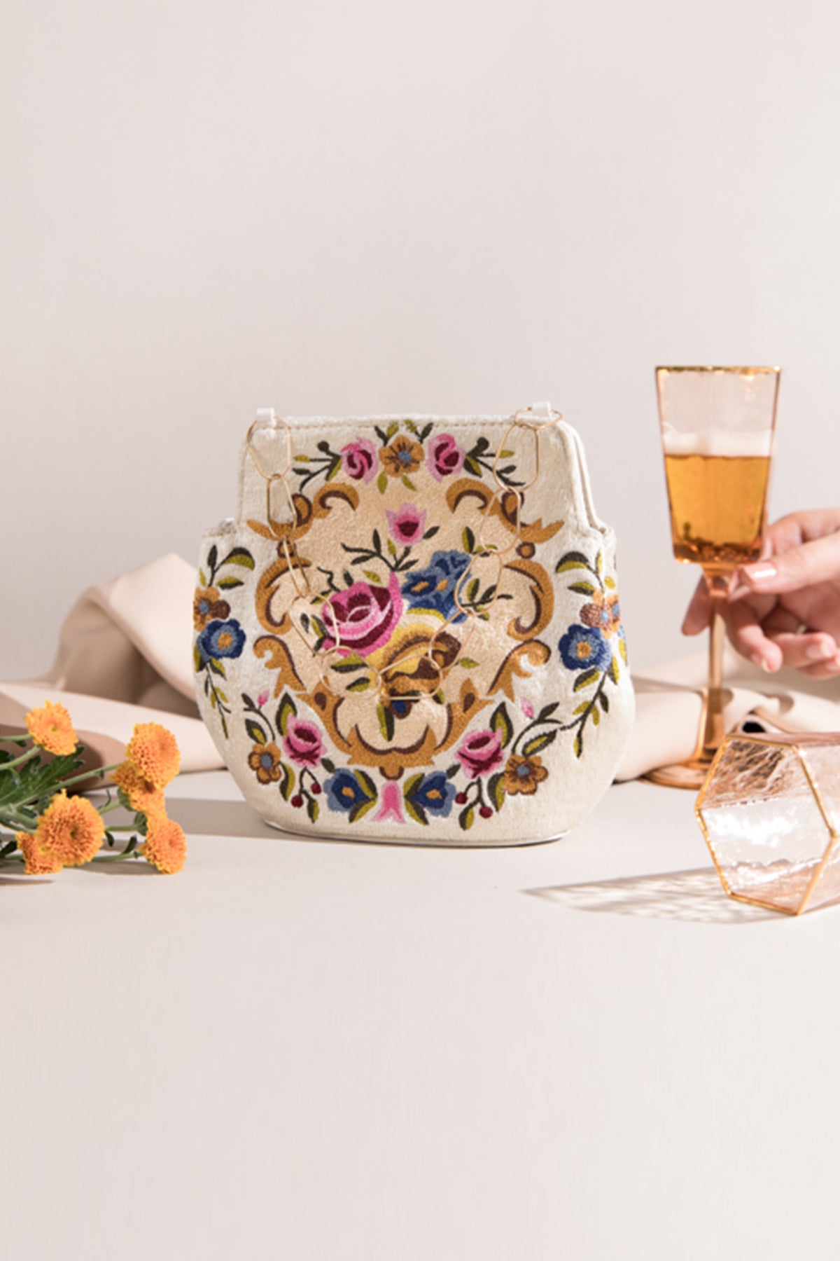 Champa Embroidered Potli Bag