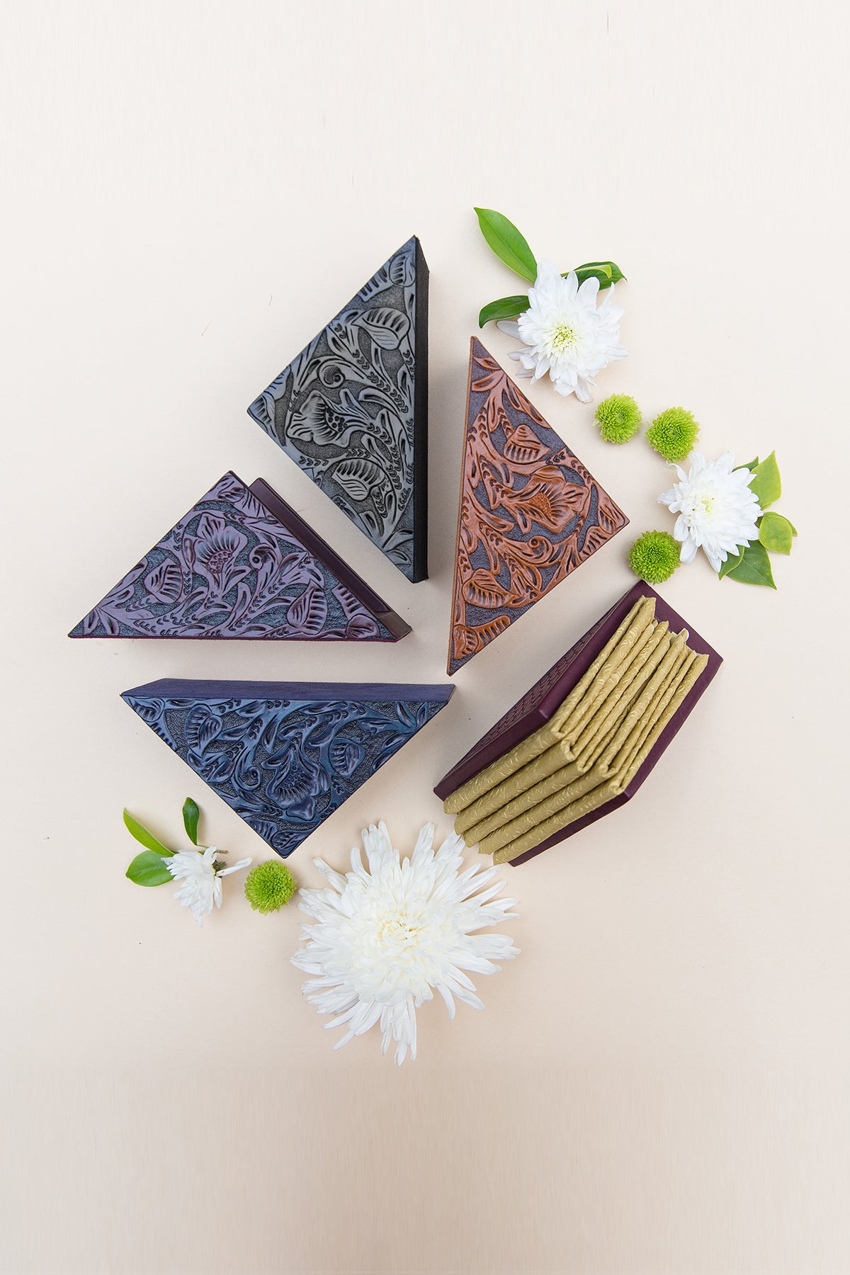 Banyan Triangular Napkin Holder - Indigo