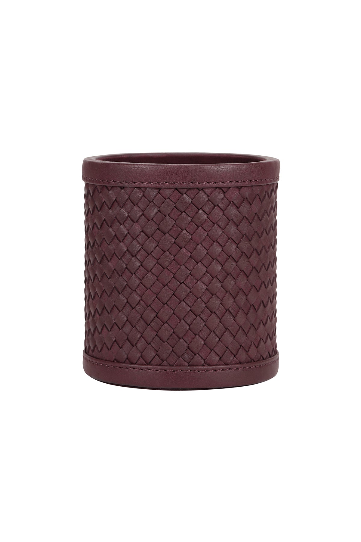 Oak Pen Holder - Sangria