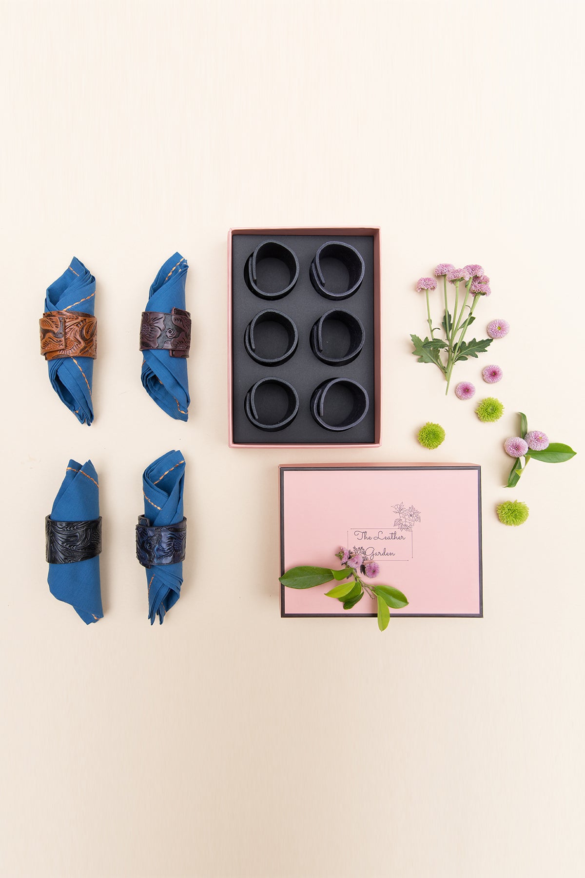 Banyan Napkin Rings - Indigo