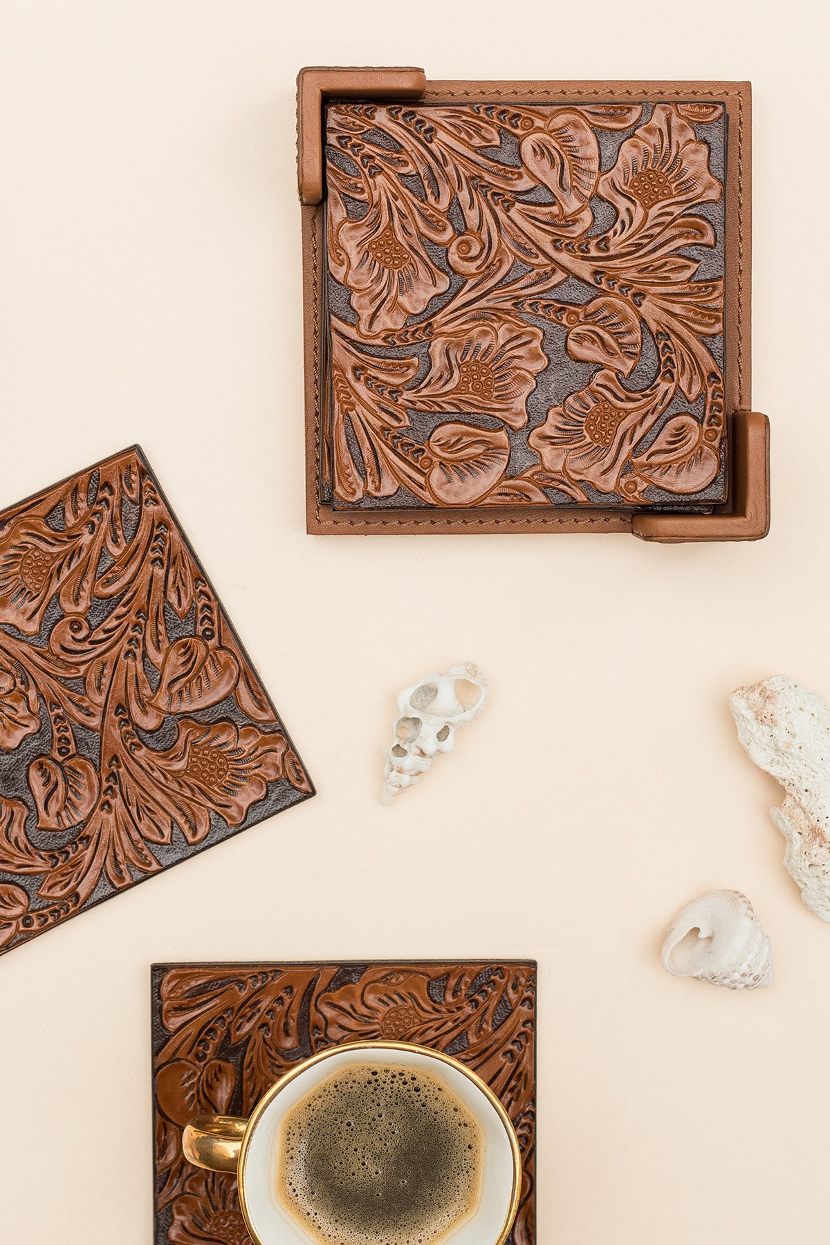 Banyan Coaster Set - Whiskey