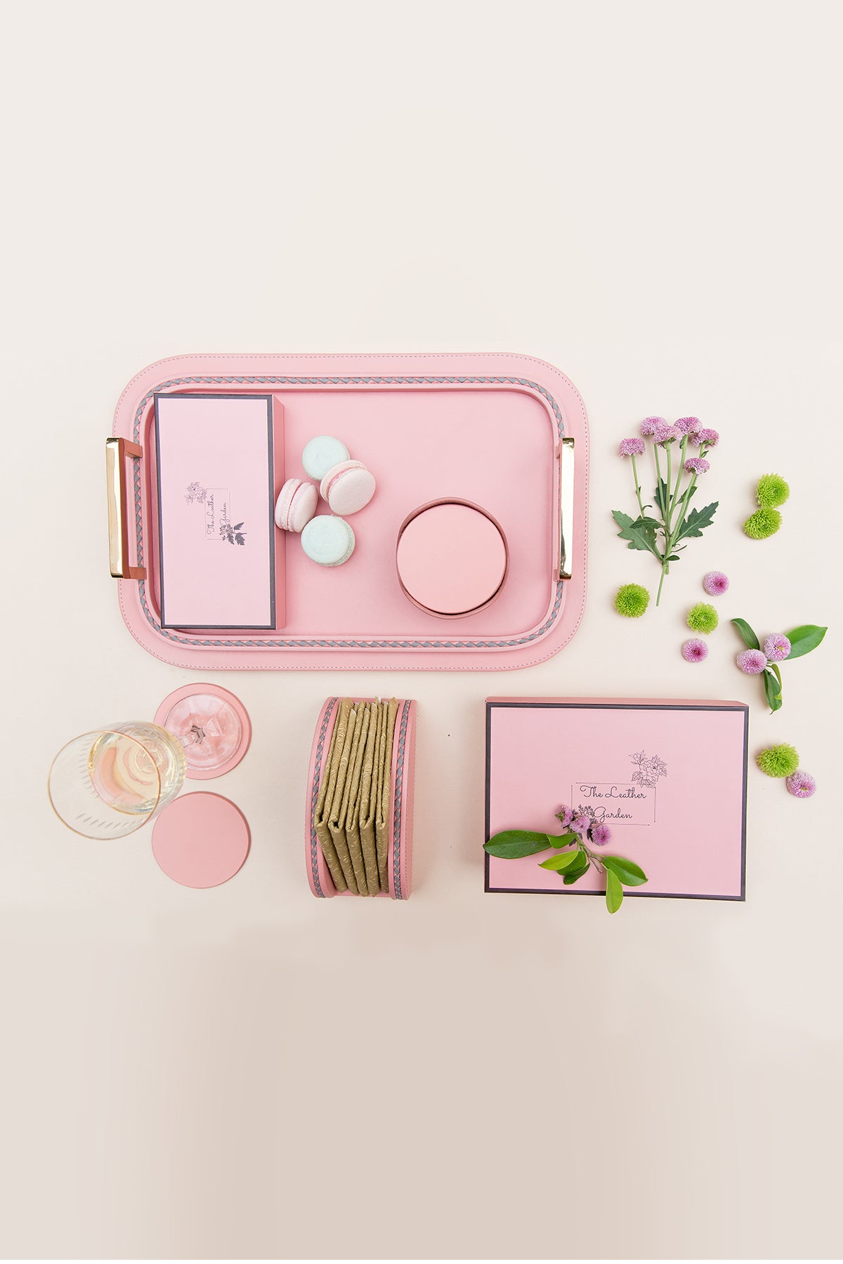 Cedar Coasters - Blush